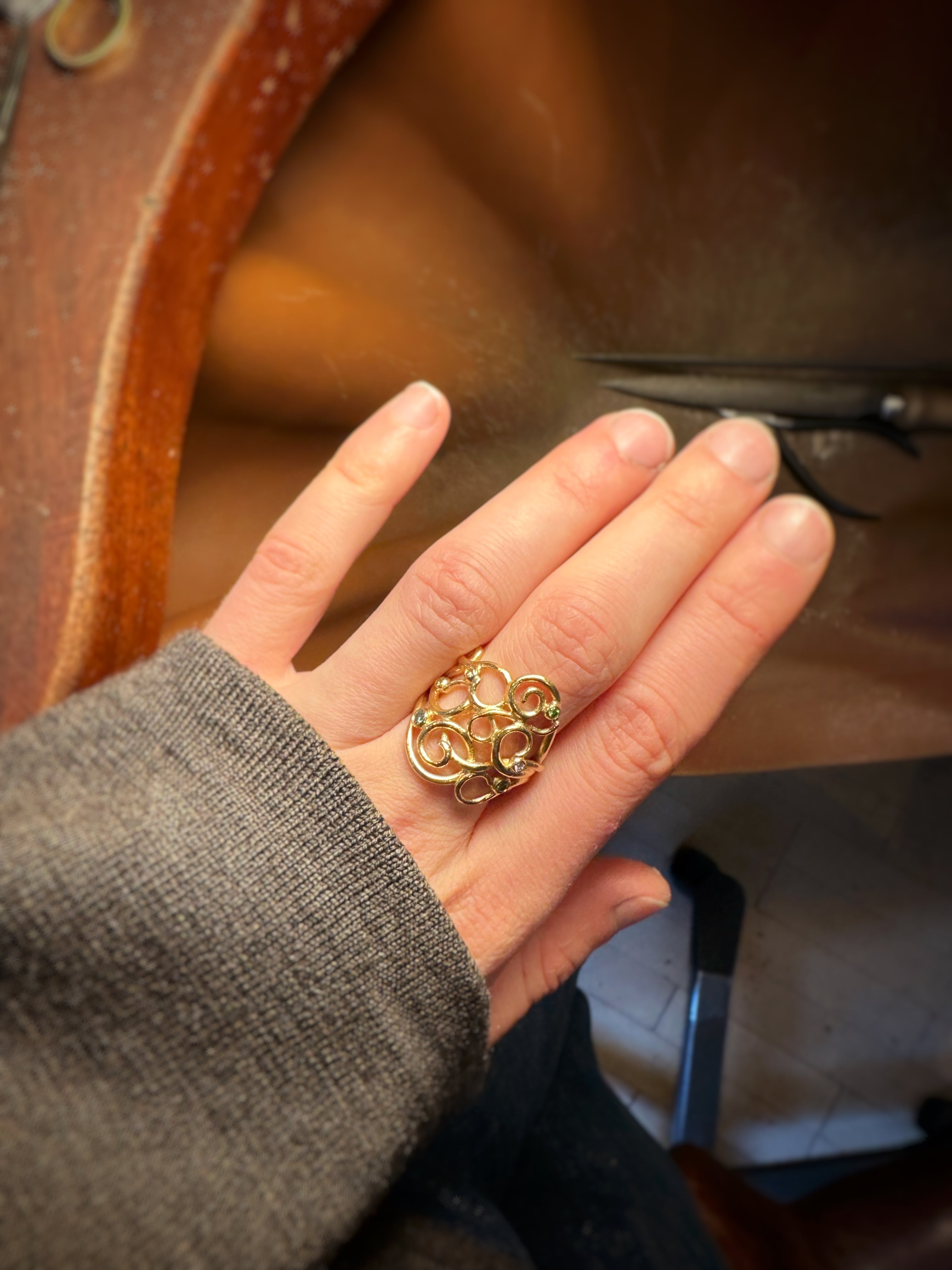 Ring - Magda med brillanter