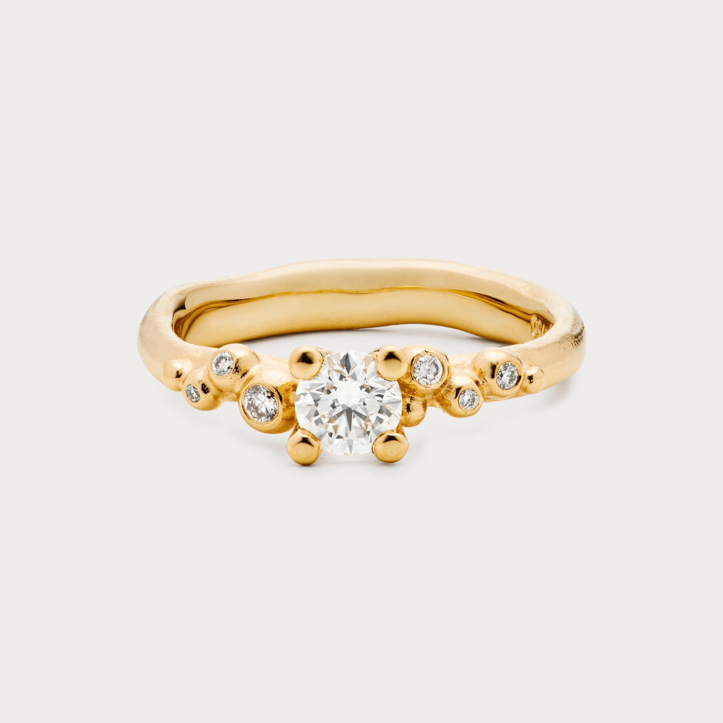 Ring - Diamant med bobler
