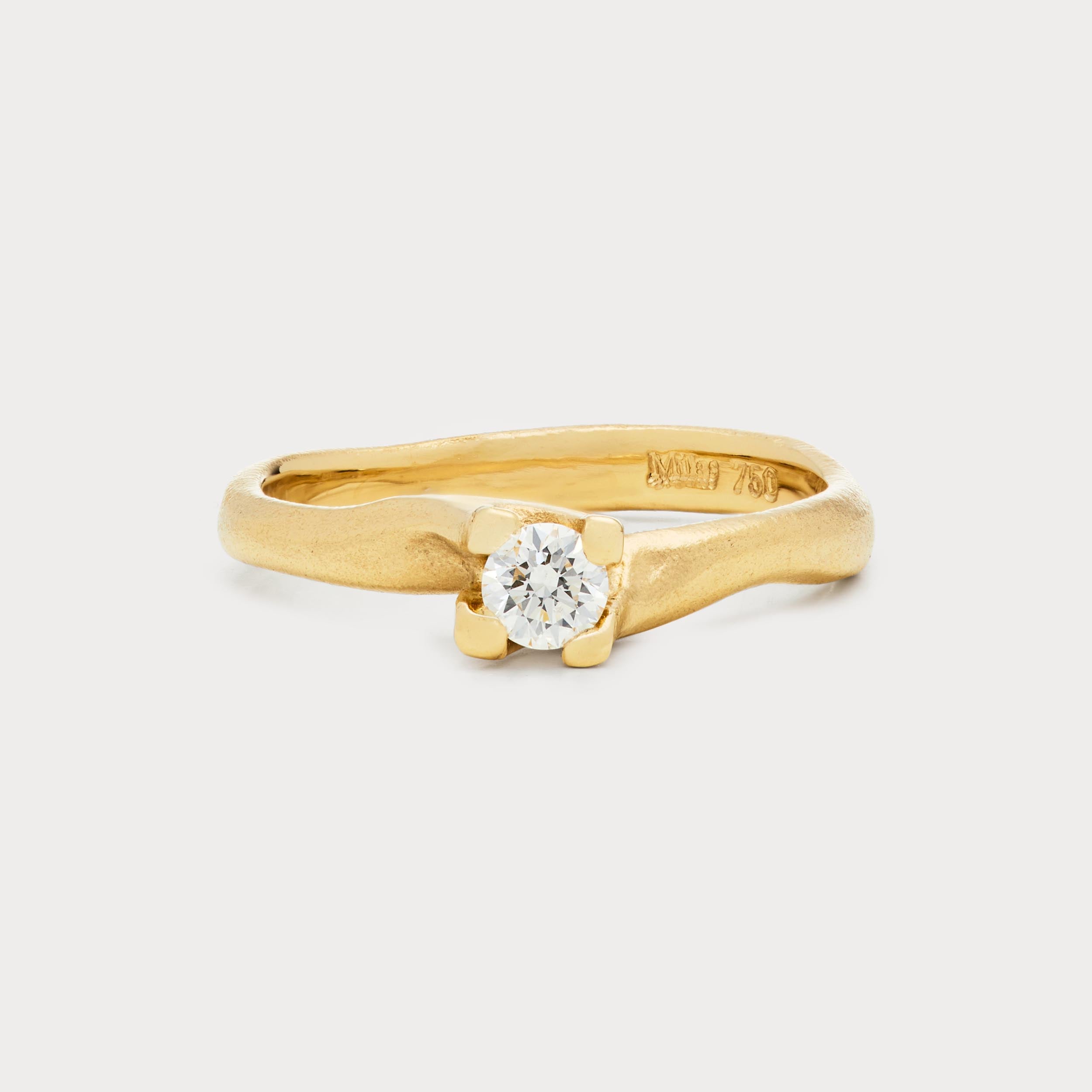 Ring - Lille Organisk solitaire