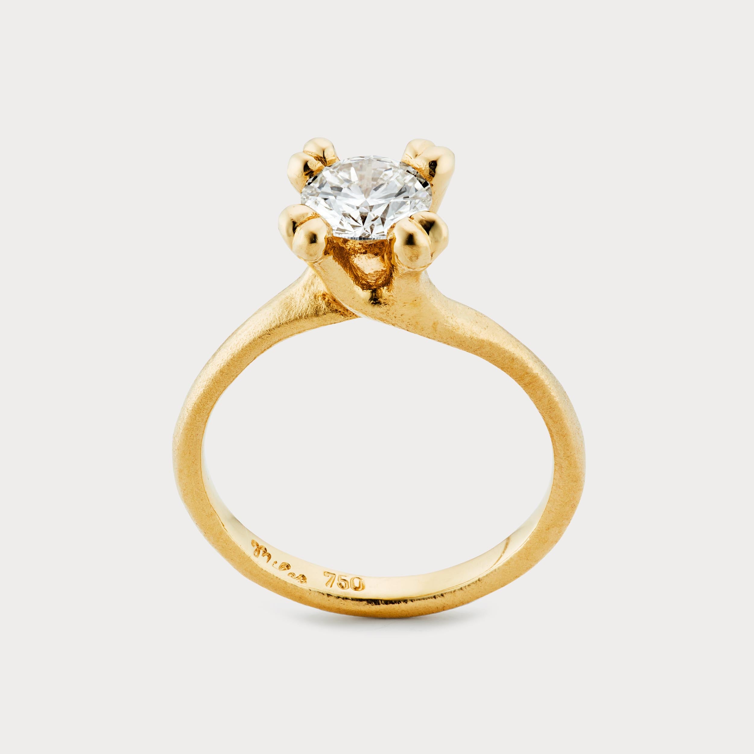 Ring - Hjertegreb, Diamant