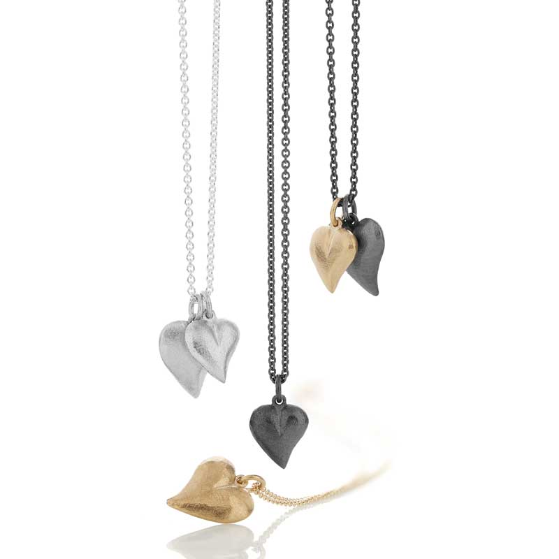 Vedhæng - Ellen hjerte 18 kt guld