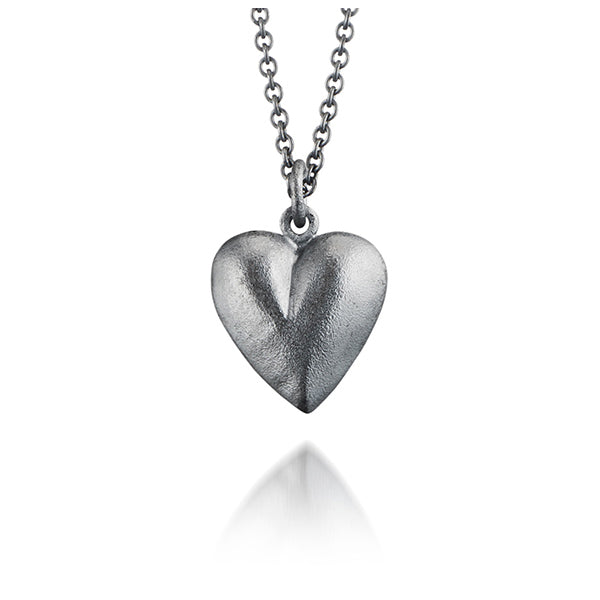 Eva hjerte i oxyderet sølv