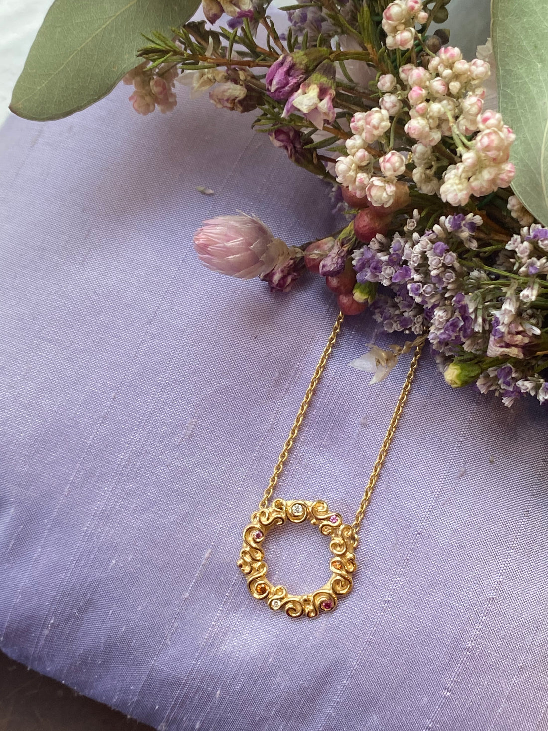 Kæde - Snirkel Oh 18 kt guld