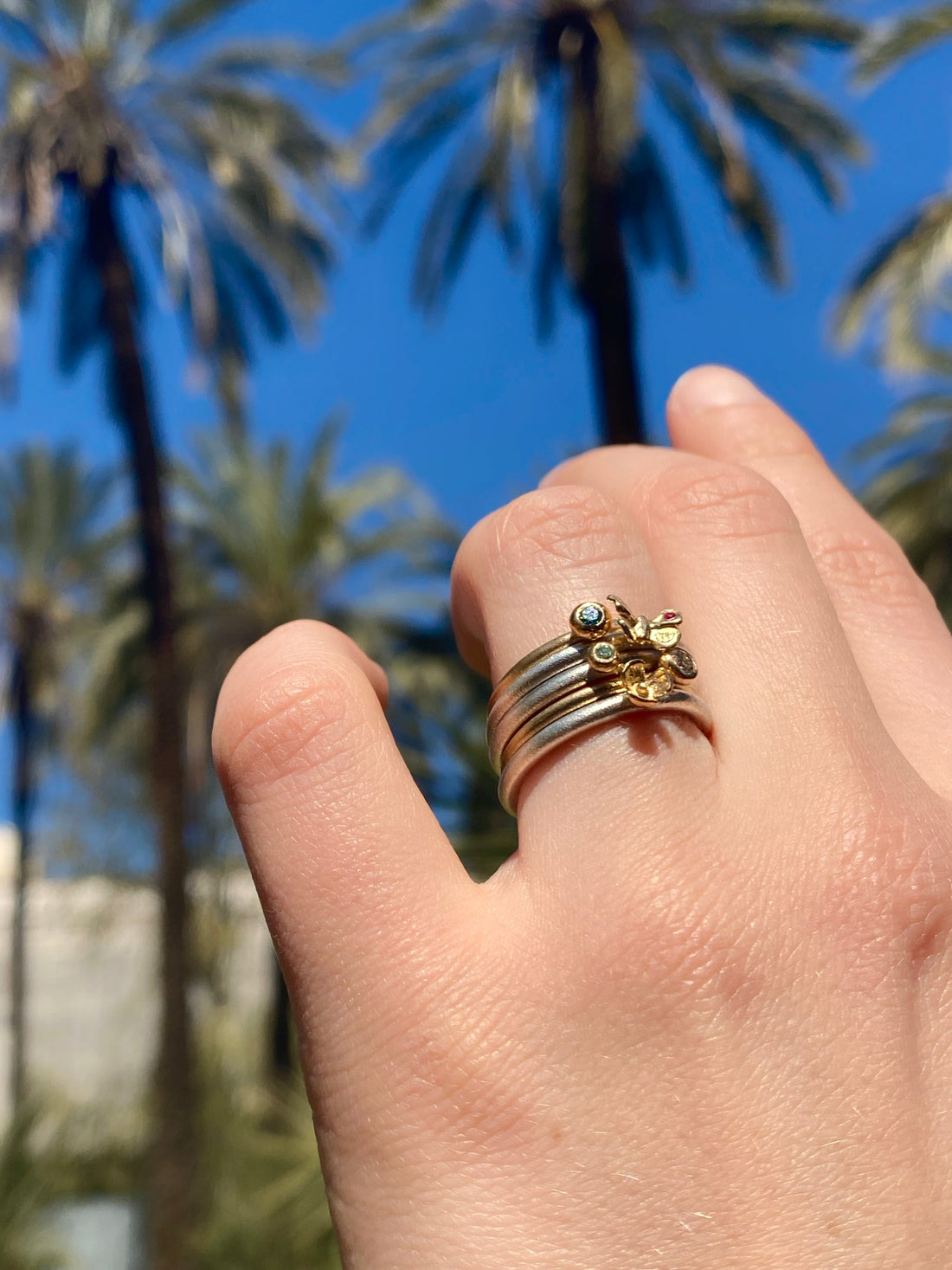 Mini samlering - med blomst