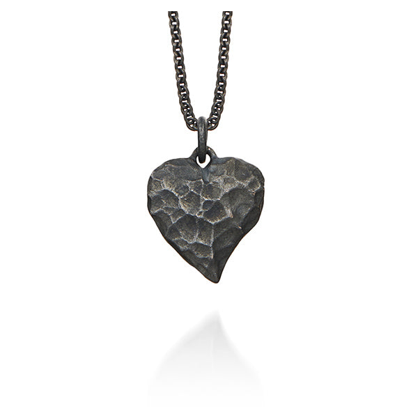 Liv hjerte i oxyderet sølv