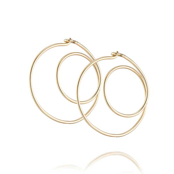 Loops. En creol i guld fra Milas Jewwllery