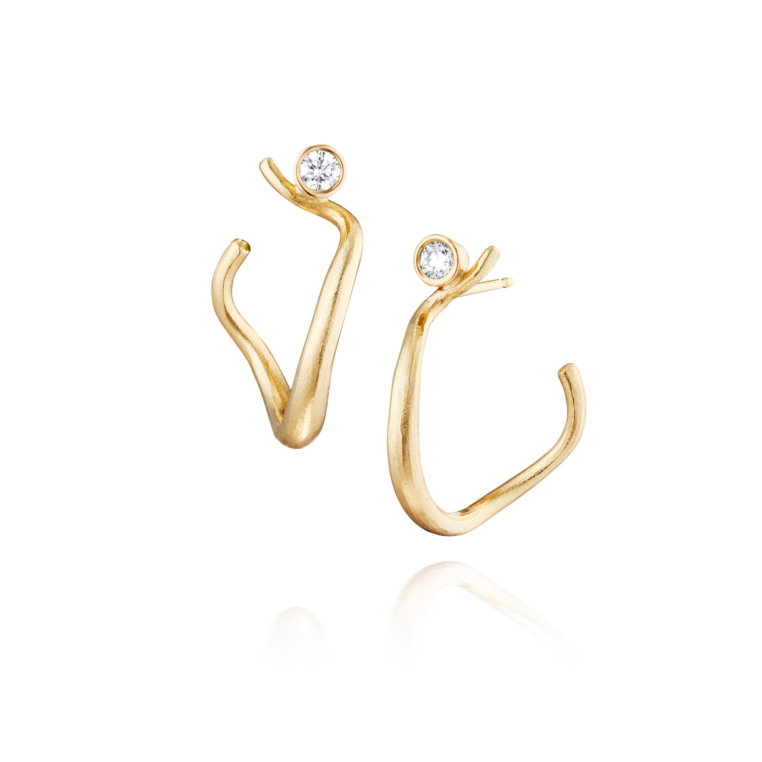 Creoler - Groove 18 kt guld
