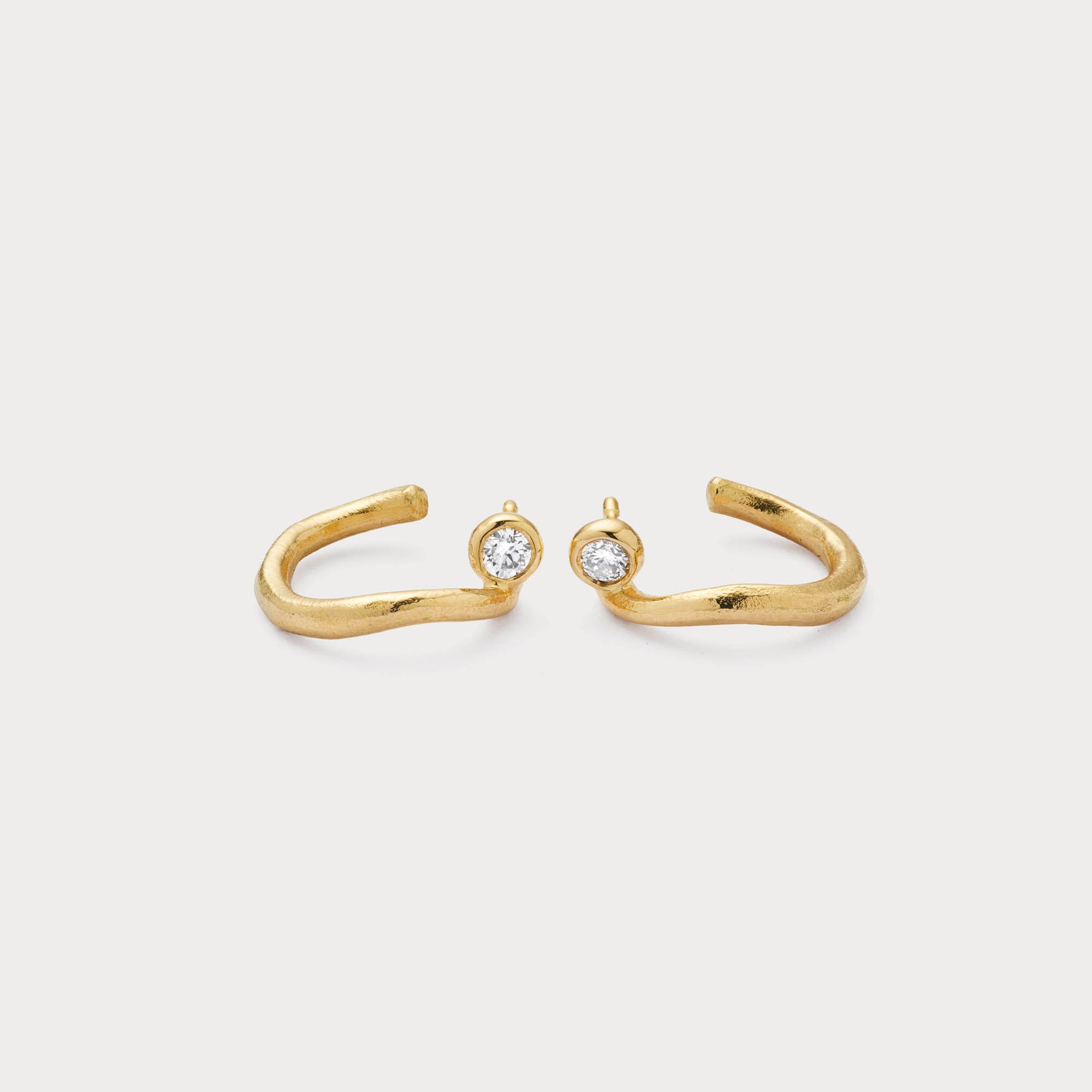 Creoler - Groove 18 kt guld