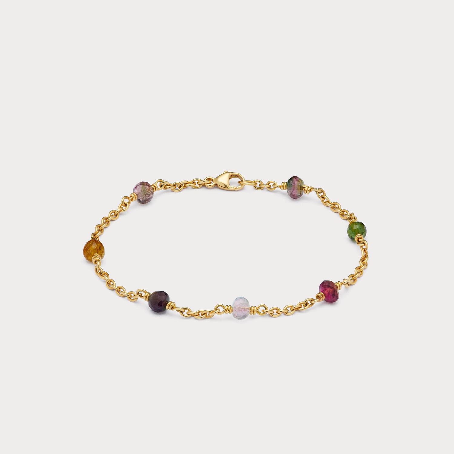 Armbånd - Turmaliner 18 kt guld