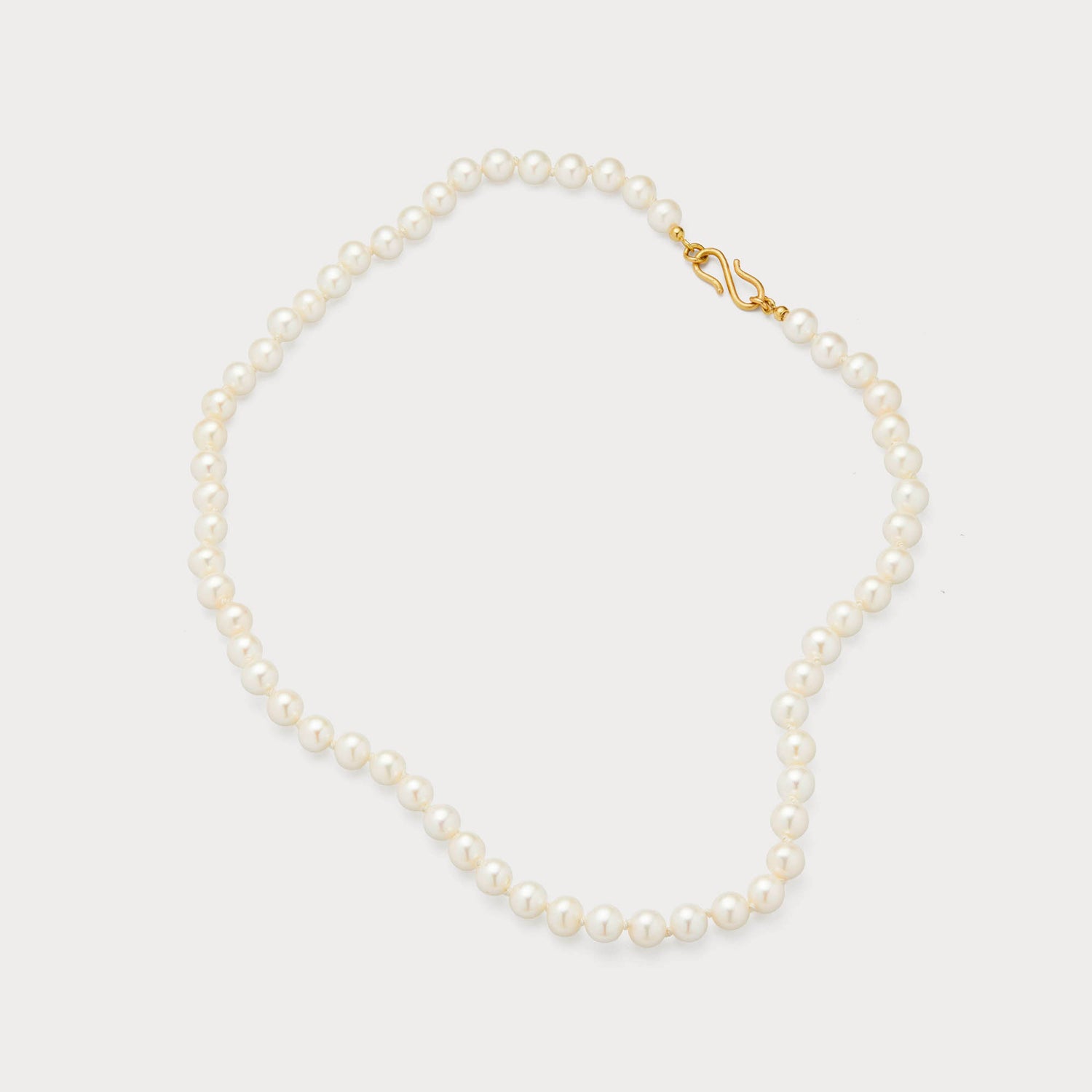 Perlekæde - Hvid
