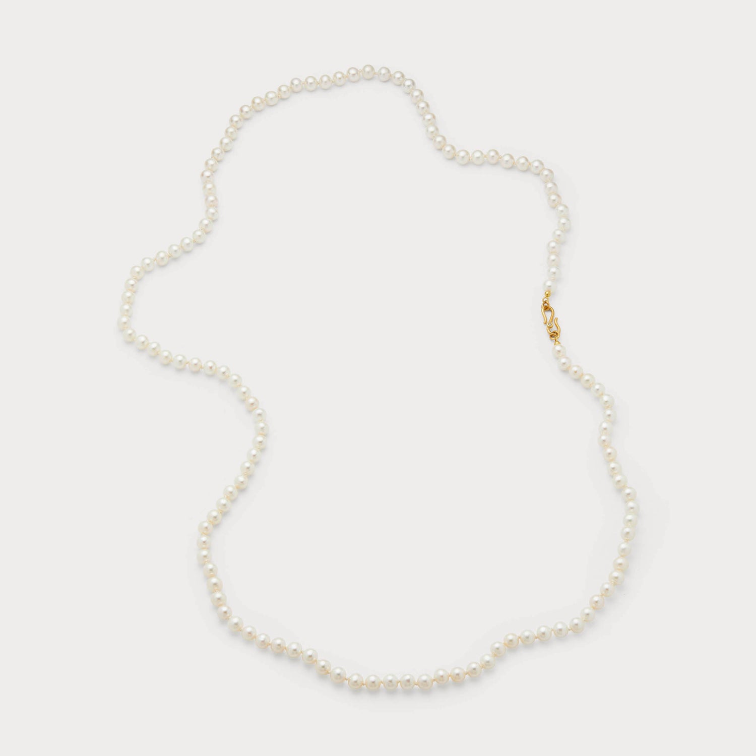 Perlekæde - Hvid
