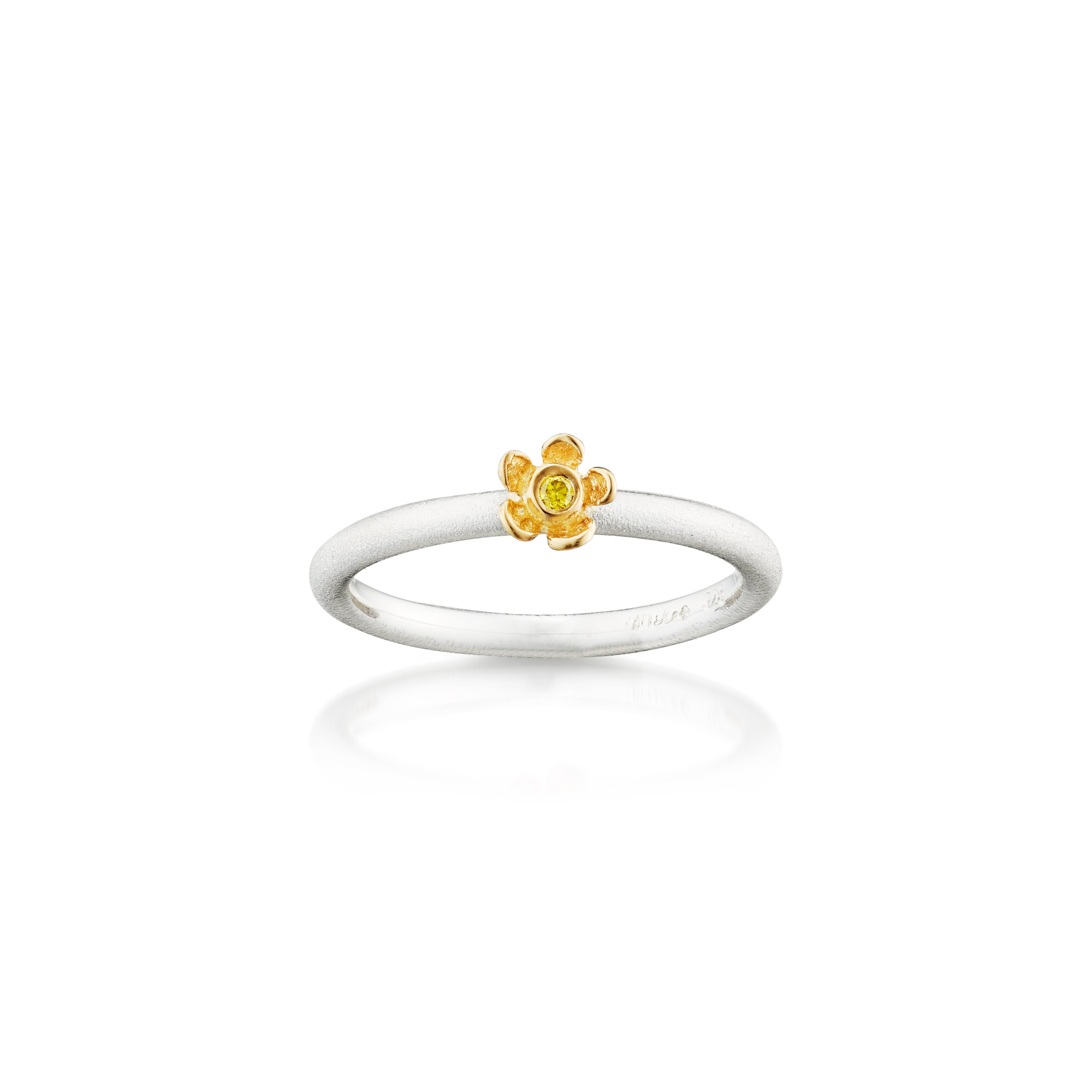 Mini samlering - med blomst og brillant