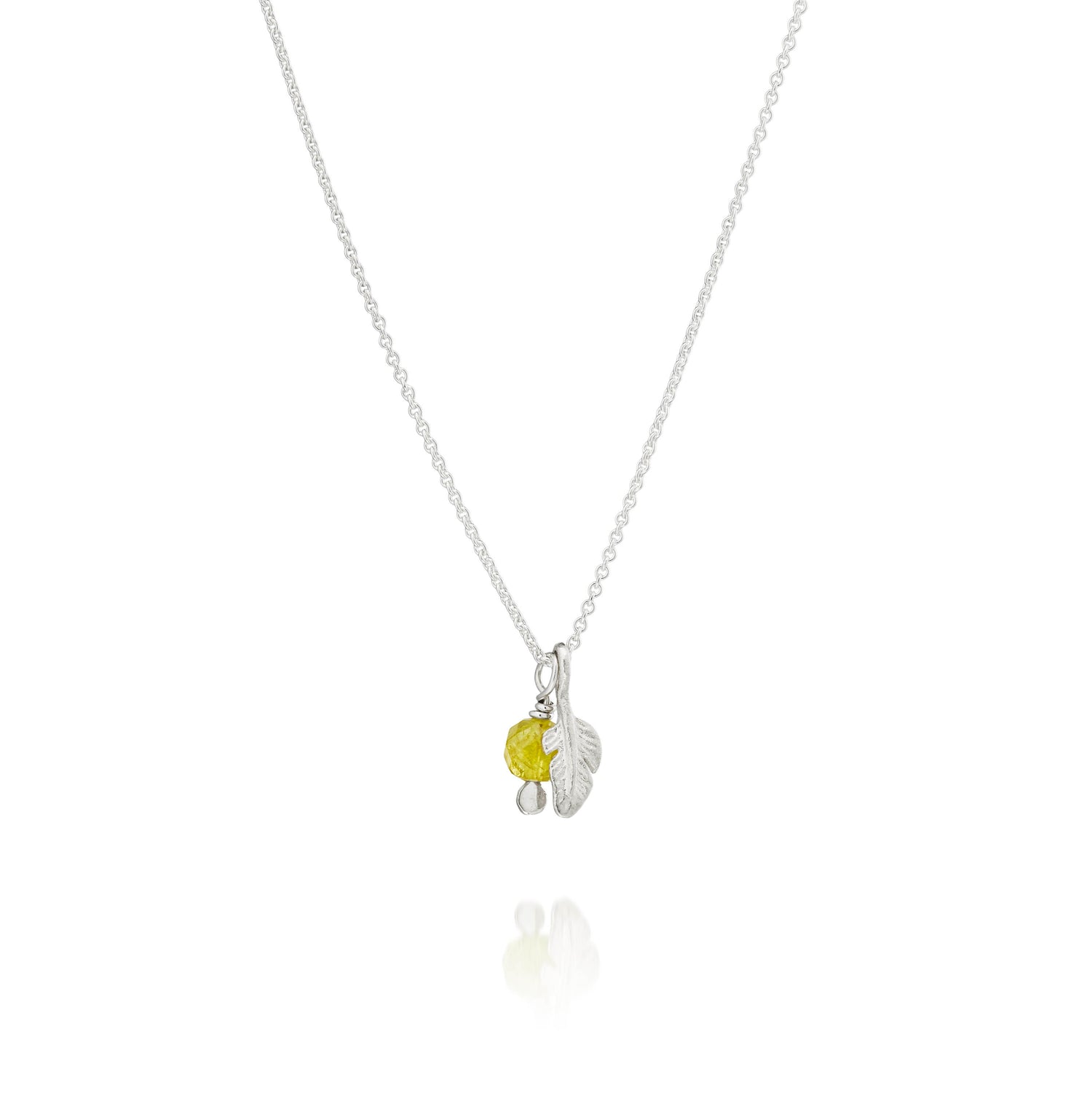 Vedhæng - Paillette sølv