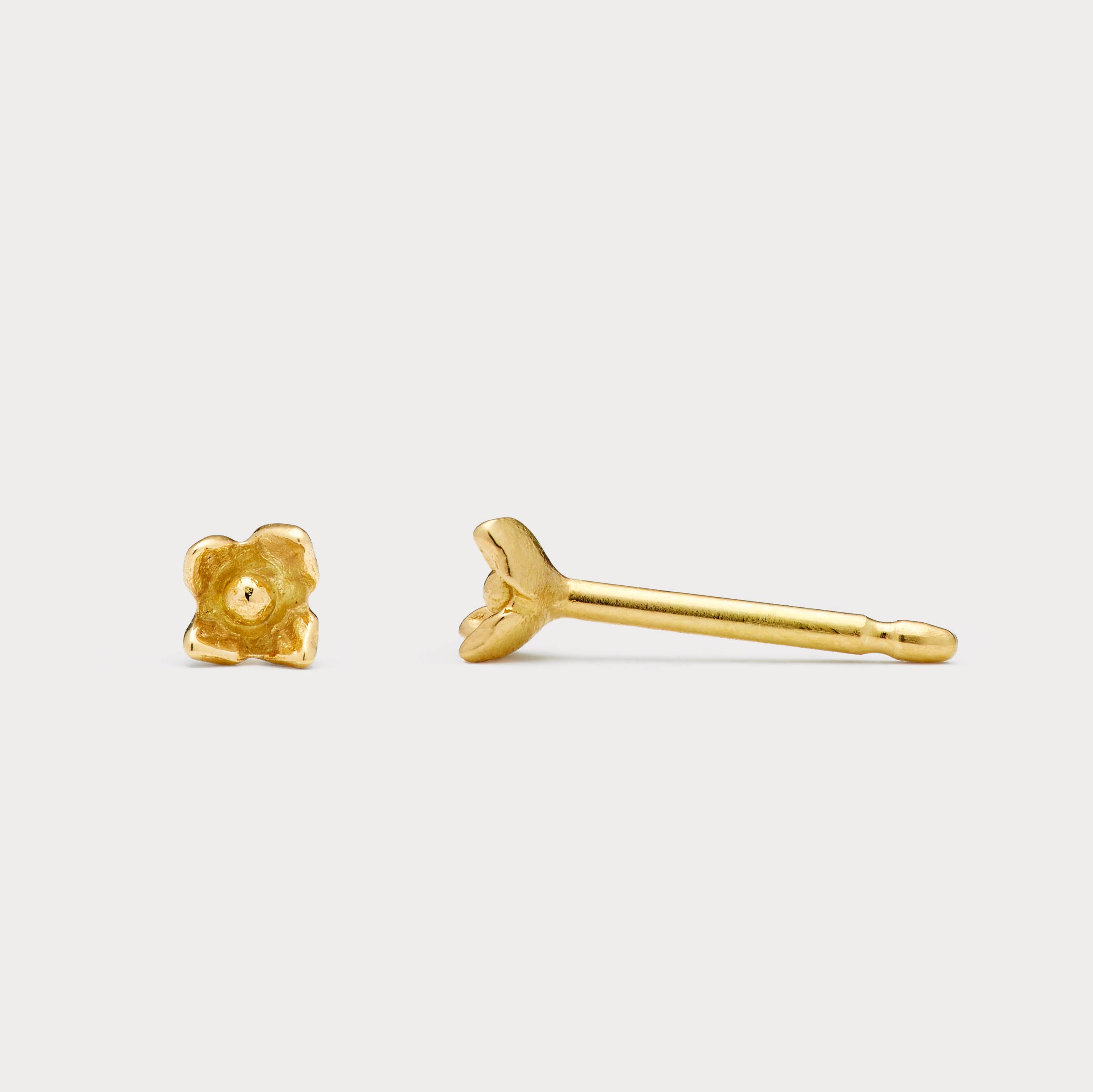 Ørestikker - Buttercups 18 kt guld