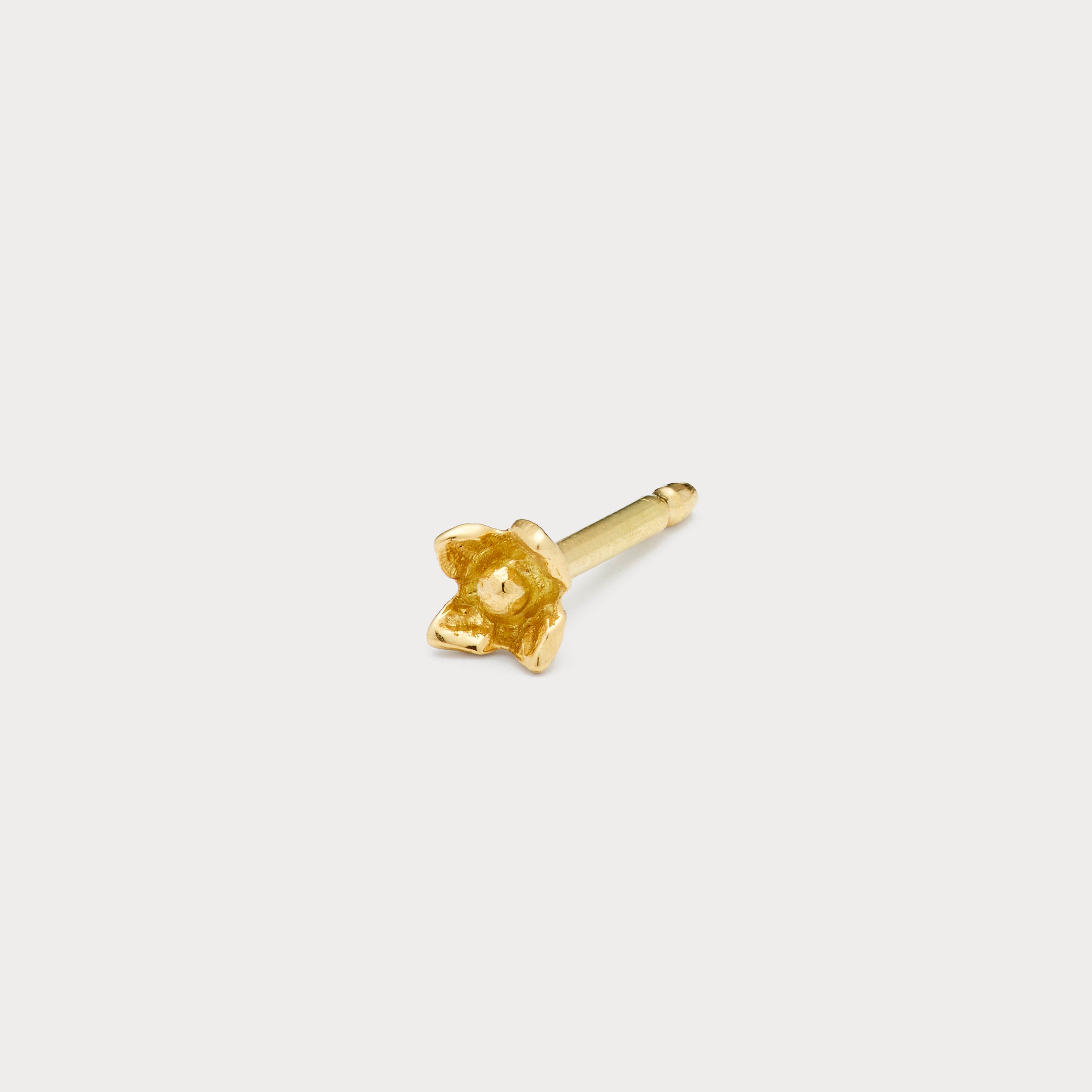Ørestikker - Buttercups 18 kt guld