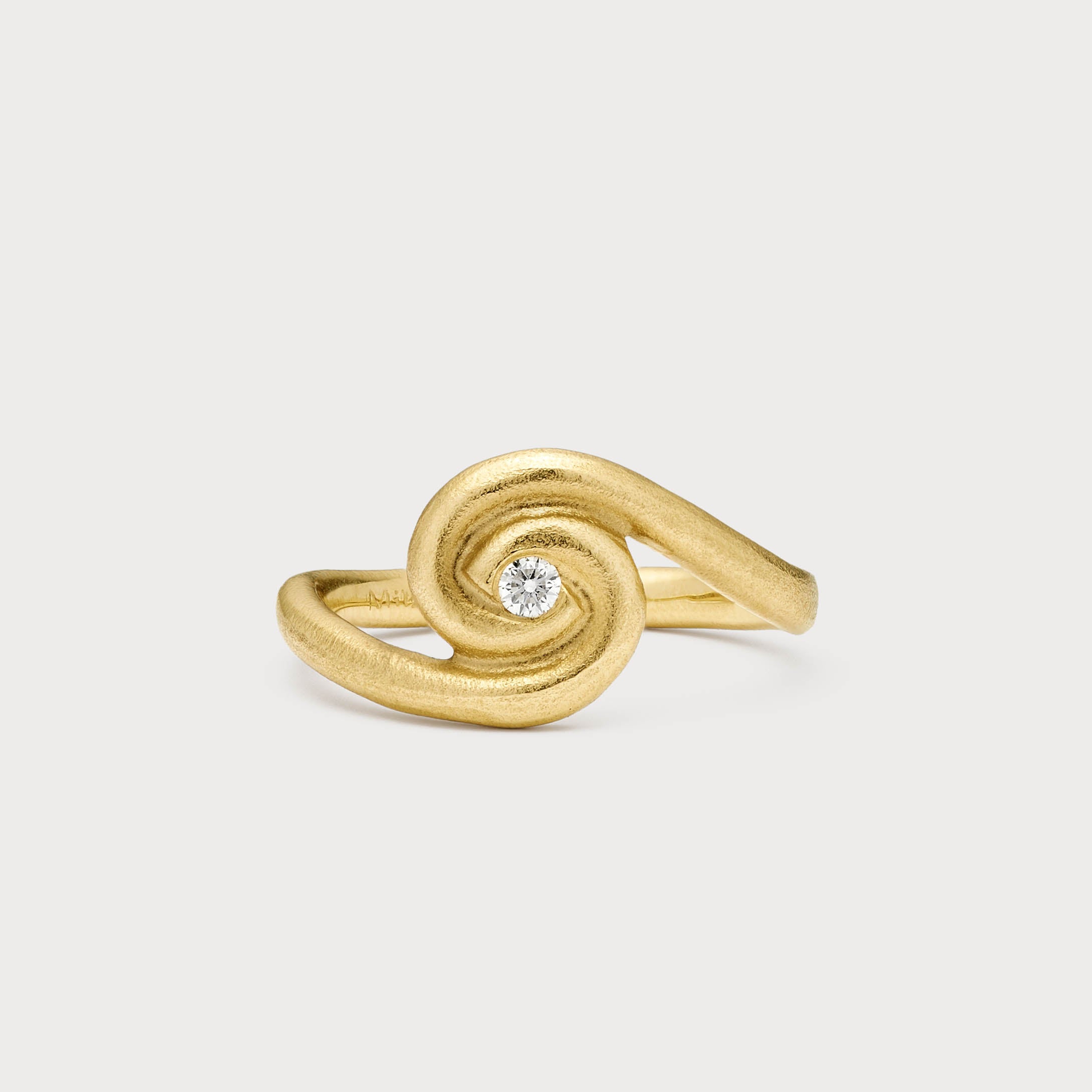 Ring - Balance 18 kt guld med brillant