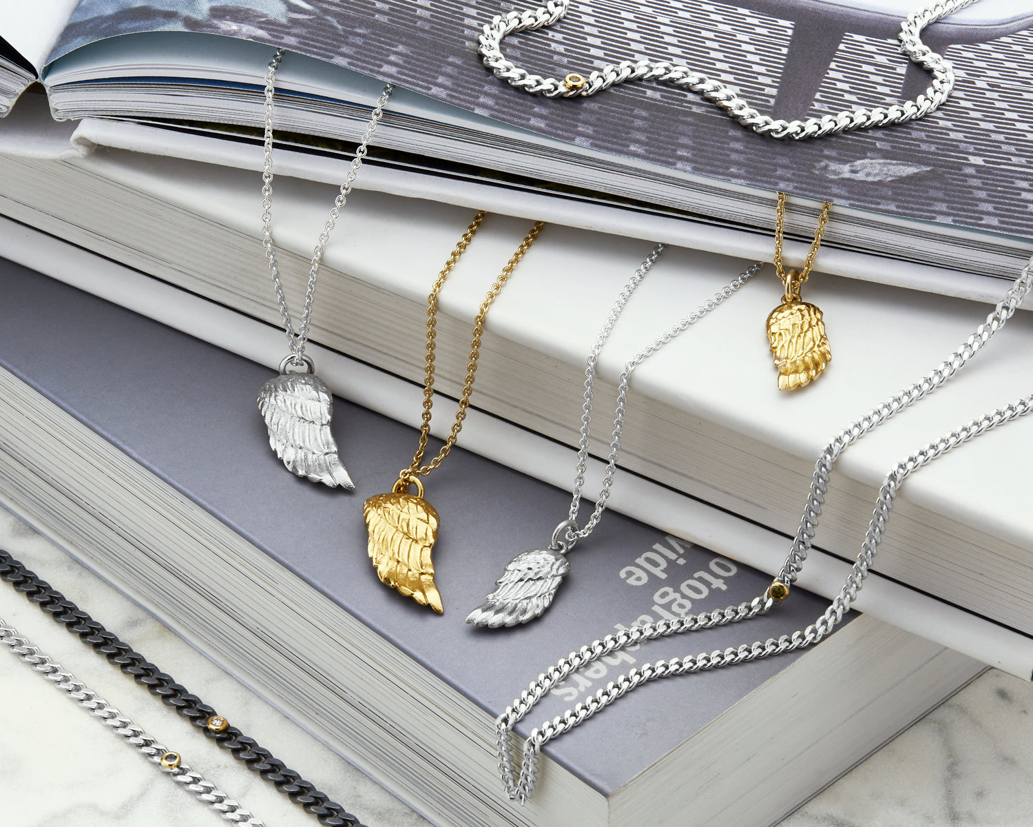 Vedhæng - Englevinge sølv