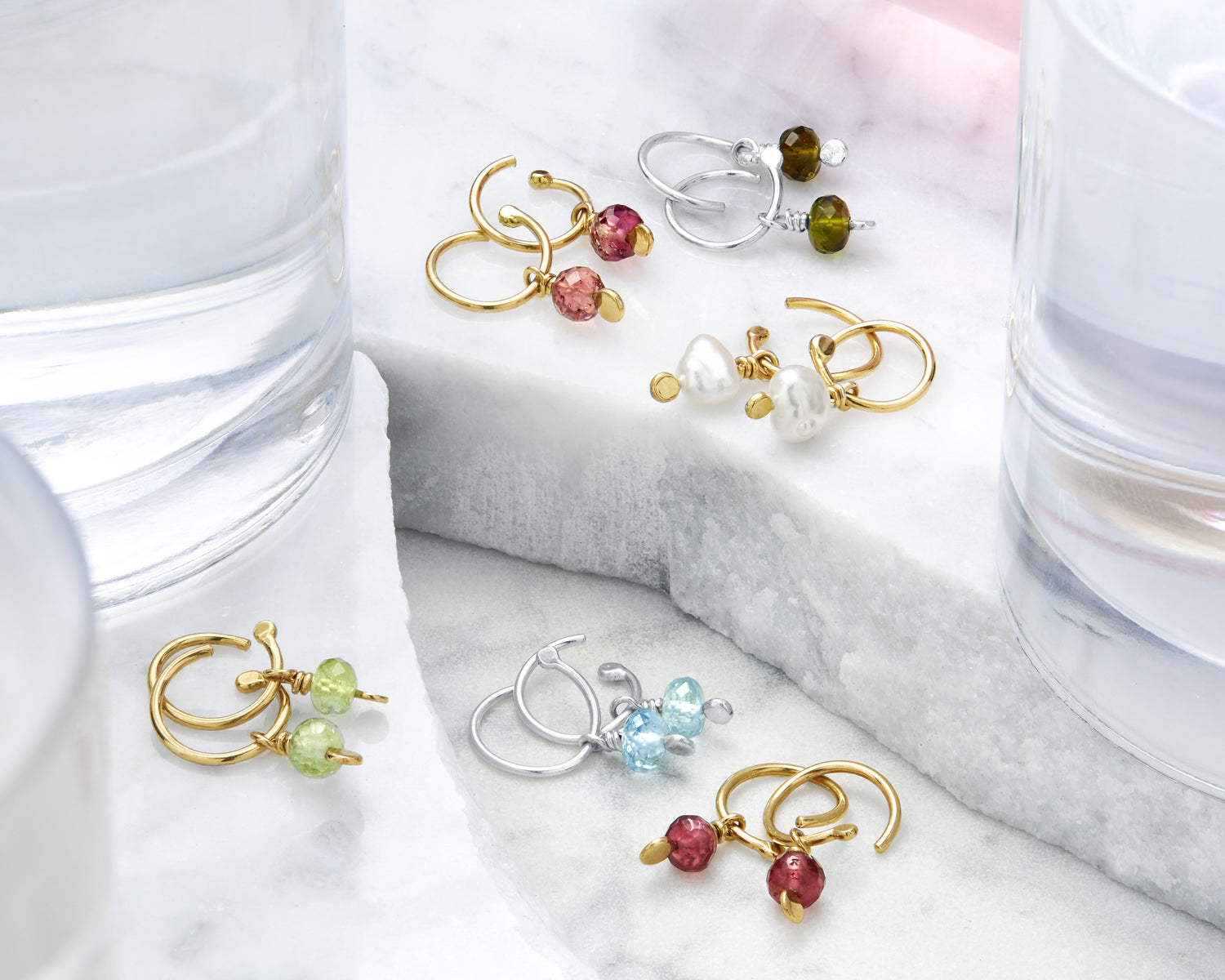 Creoler - Paillette sølv