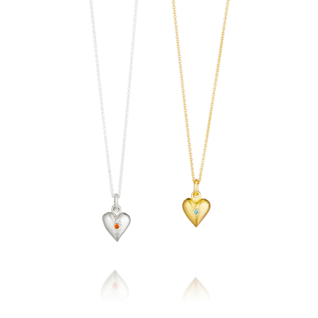 Vedhæng - Carla hjerte 18 kt guld