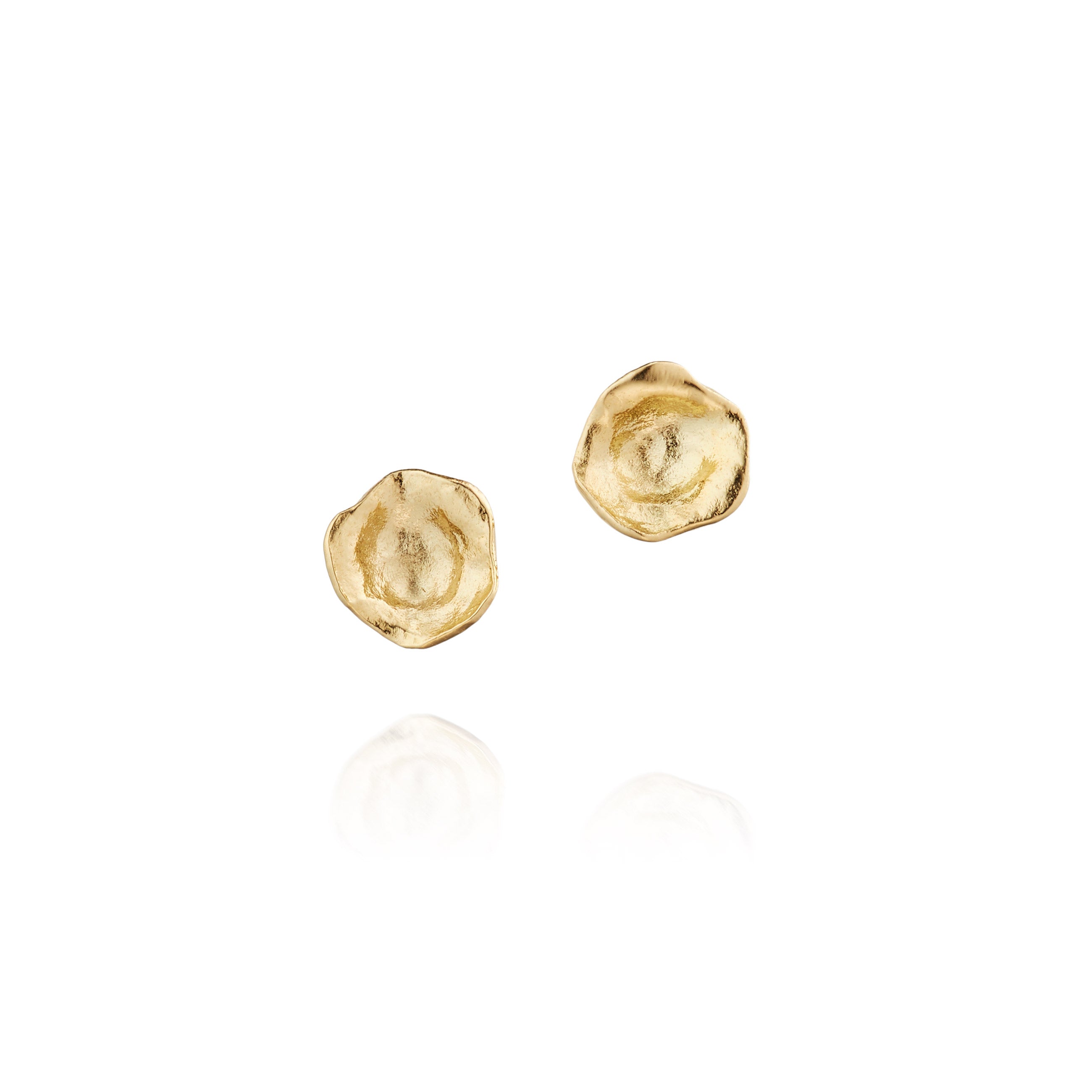 Ørestikker - Flakes mini 18 kt guld