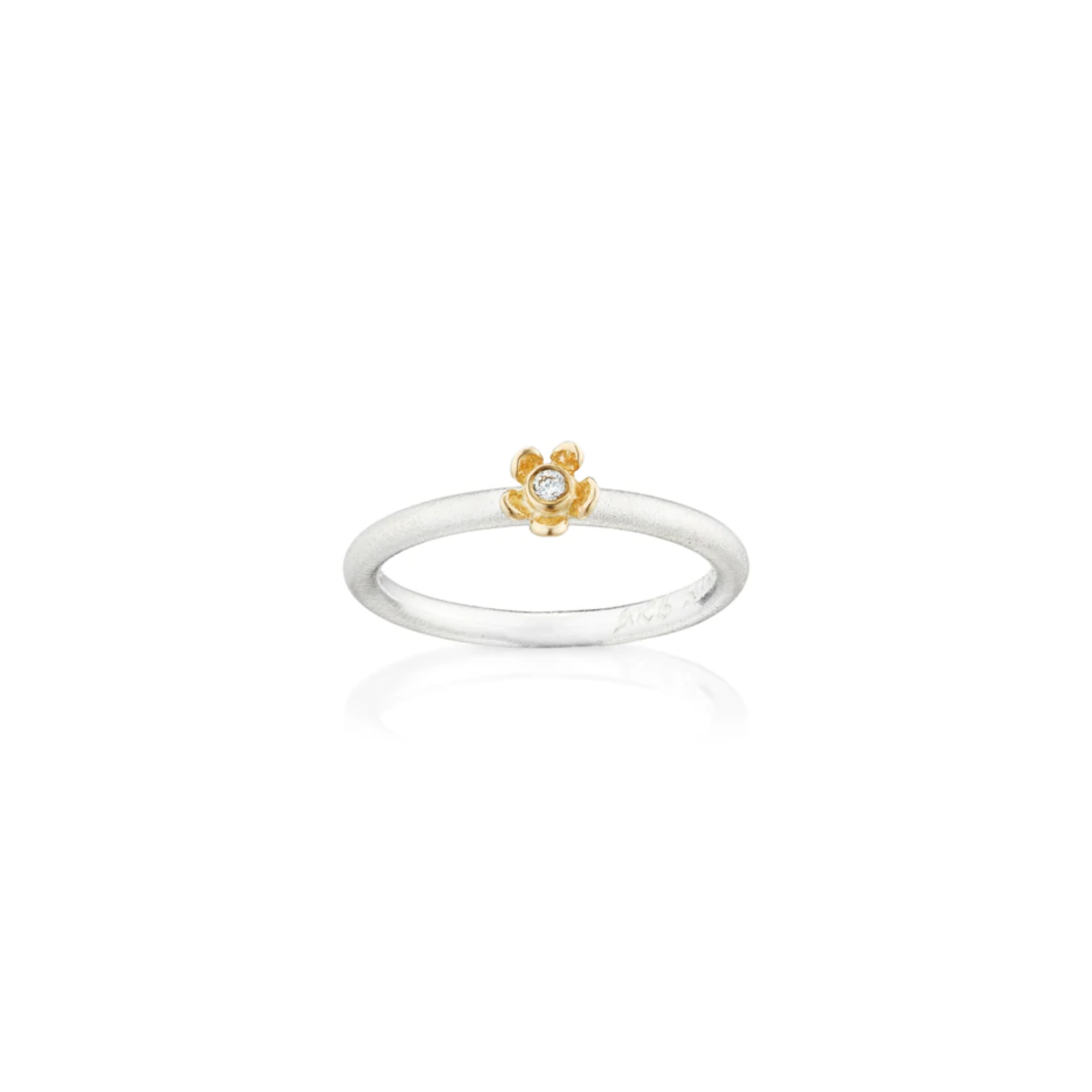 Mini samlering - med blomst og brillant