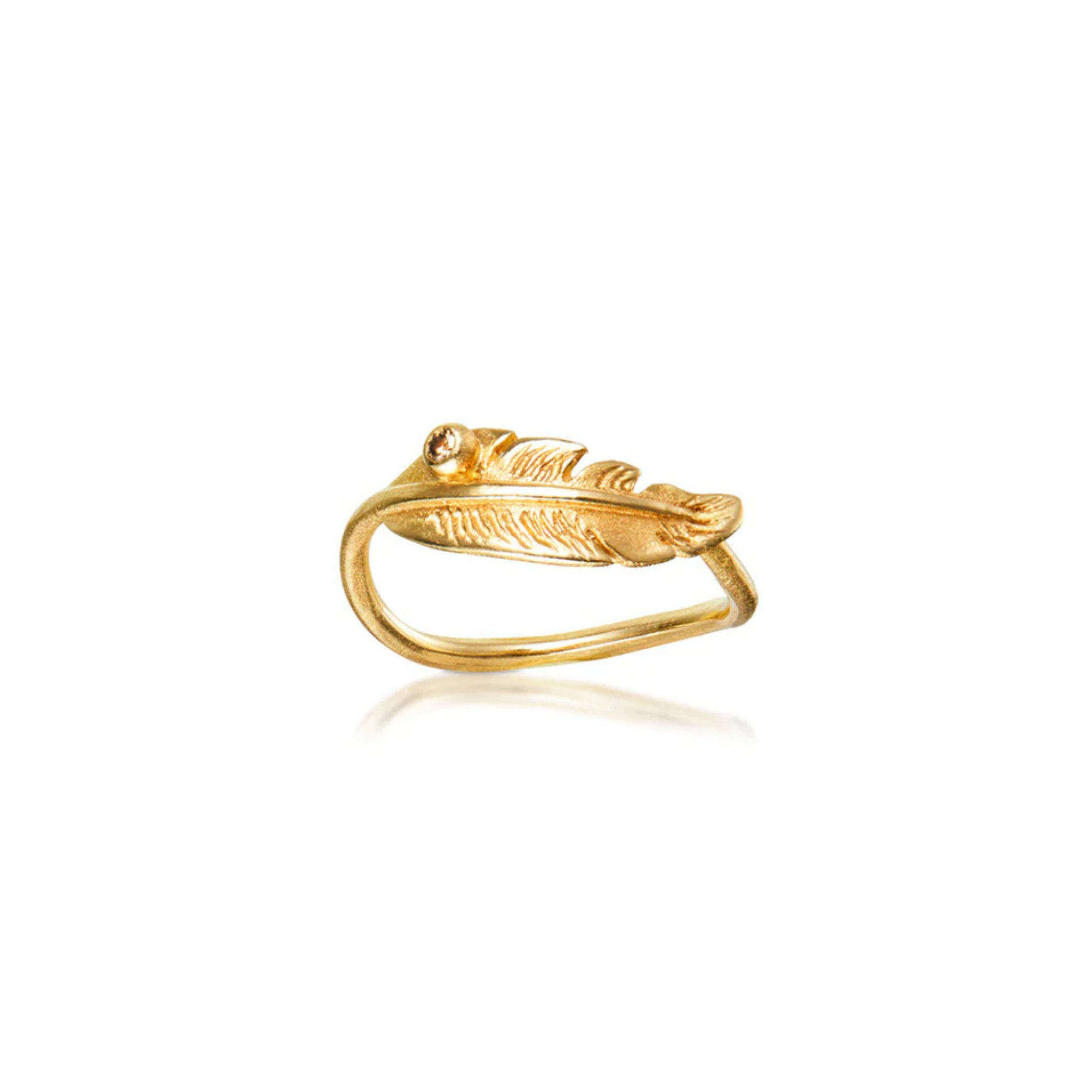 Ring - Pocahontas lille med brillant
