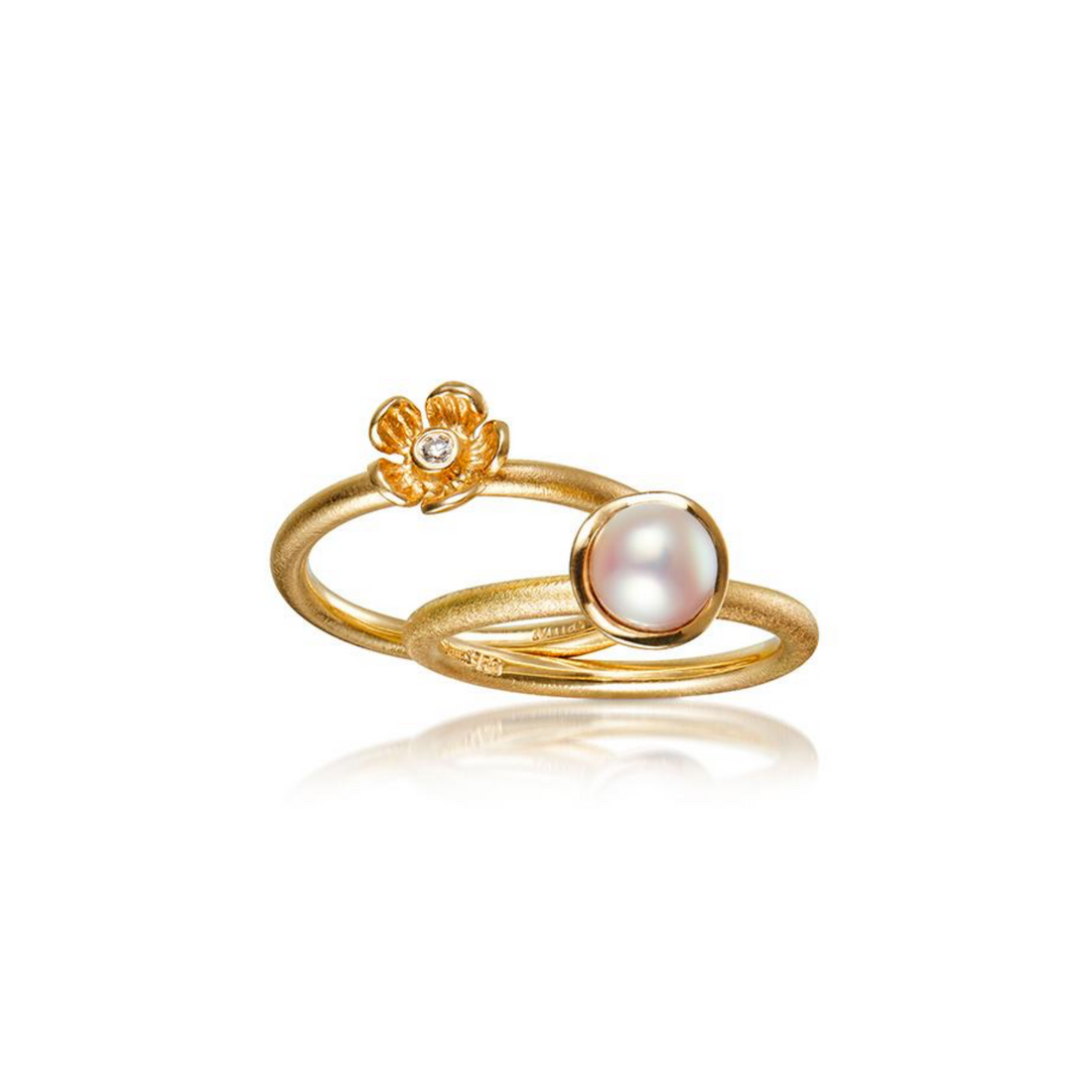 Samleringe - 18 kt guld