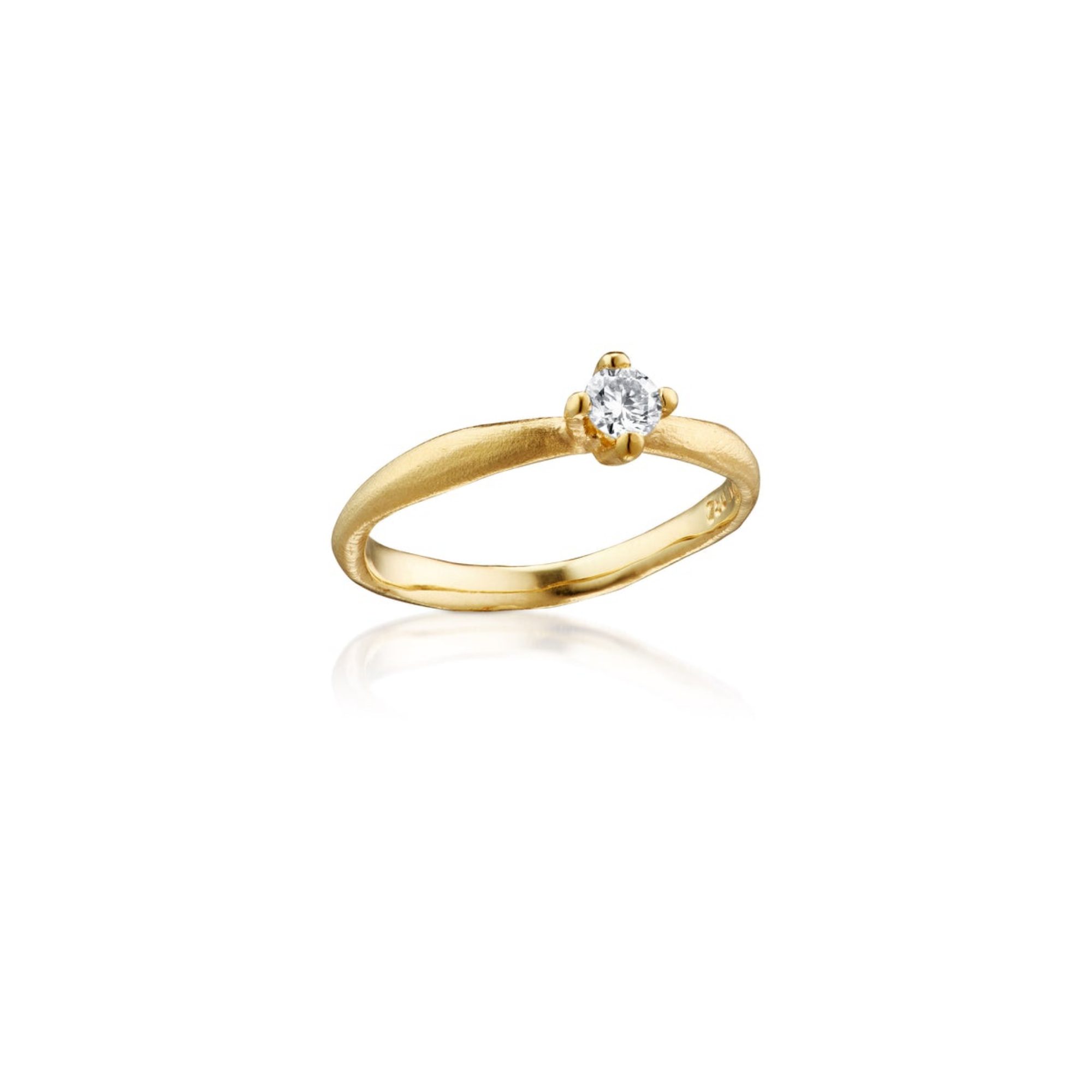 Ring - Fine med brillant