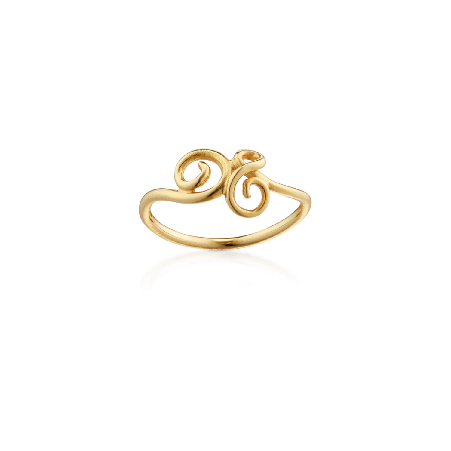 Ring - Spring 18 kt guld