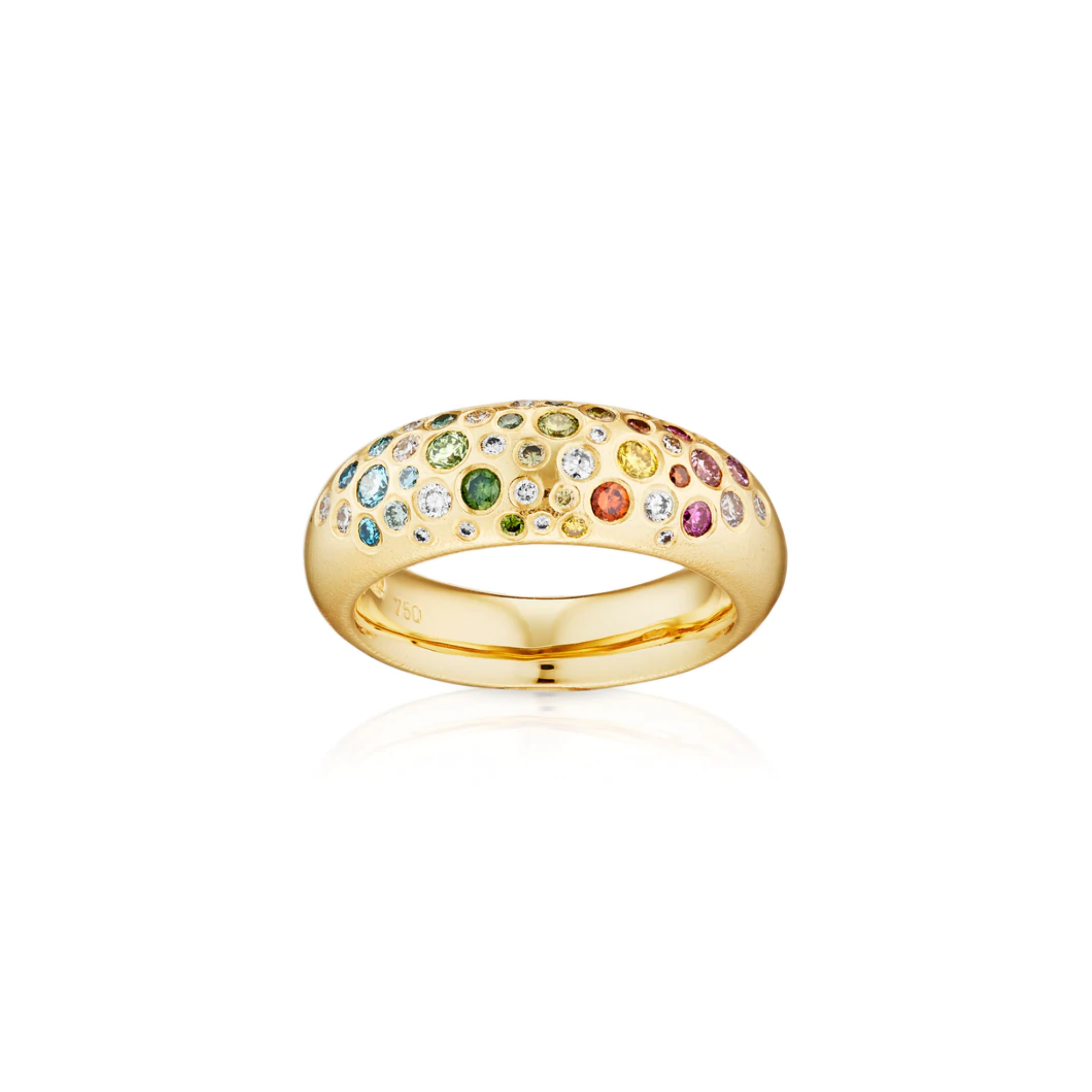 Ring - Havfrue i 18 kt guld