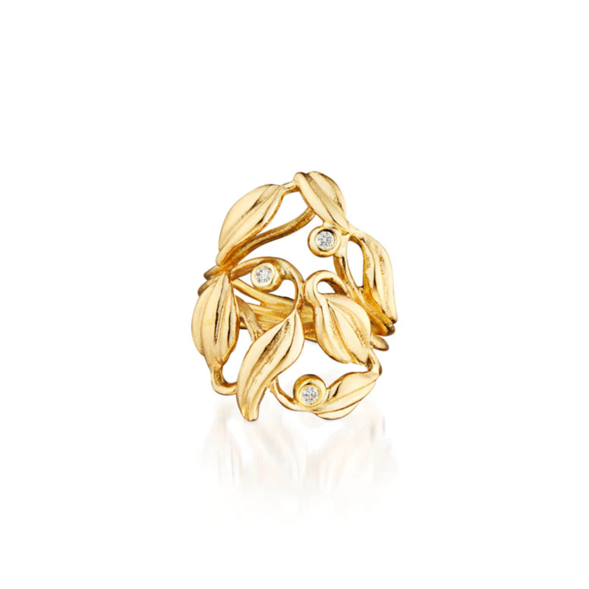 Ring - Eden i 18 kt guld med brillanter