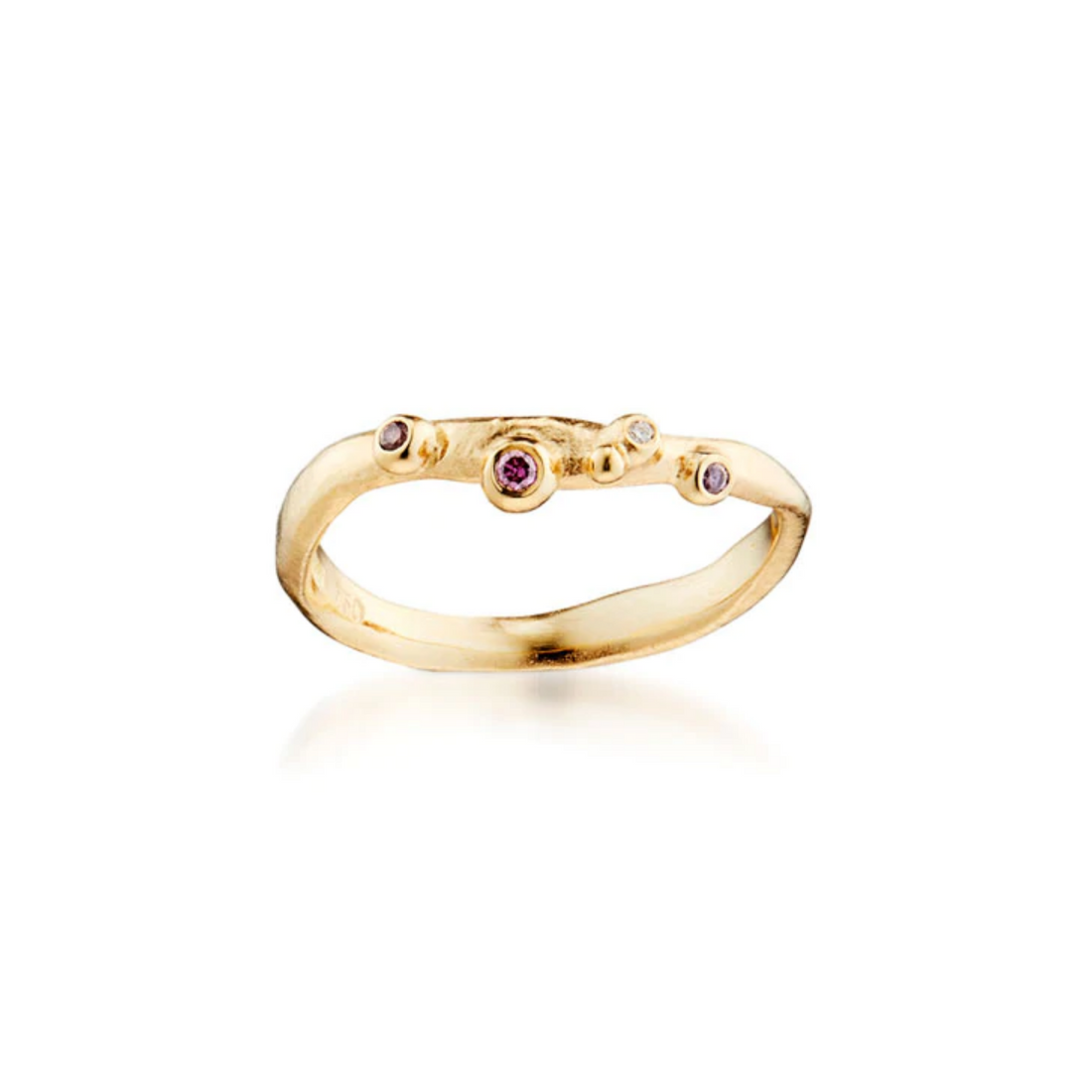 Boblering - med pink og purple brillanter