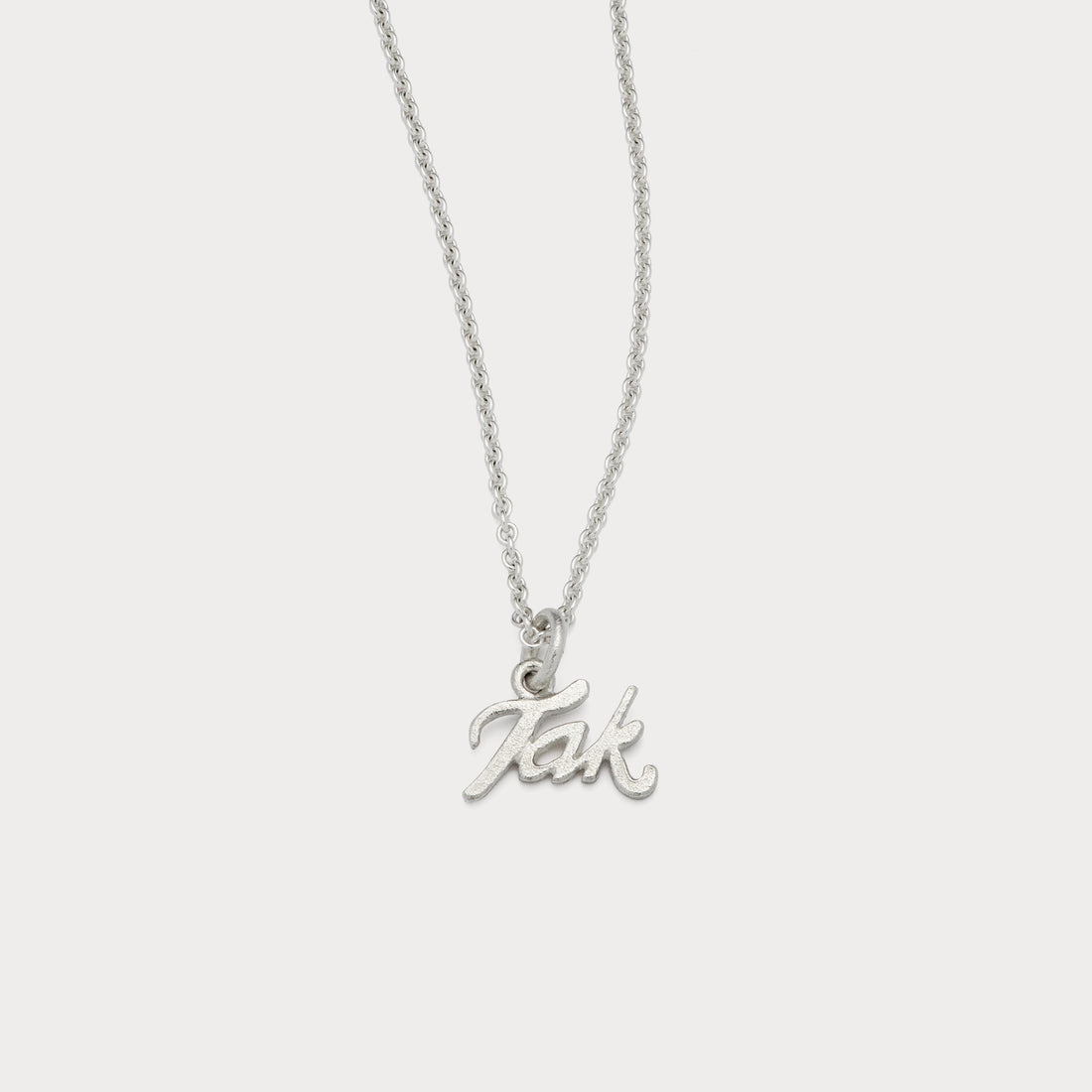 Vedhæng - TAK sølv