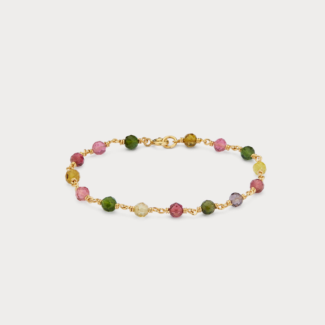 Armbånd - Turmaliner 18 kt guld