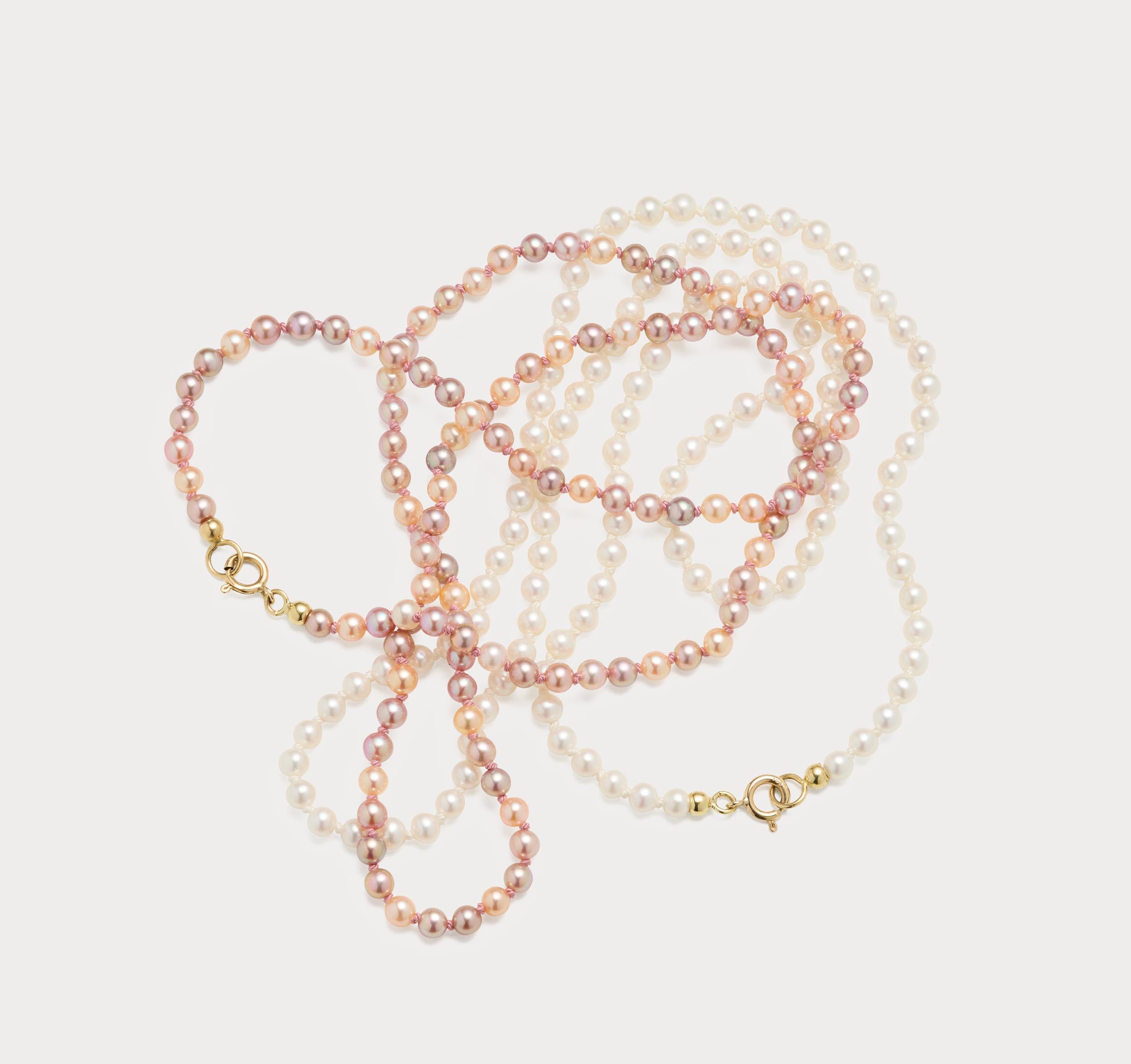 Perlekæde - Mini Rosa mix