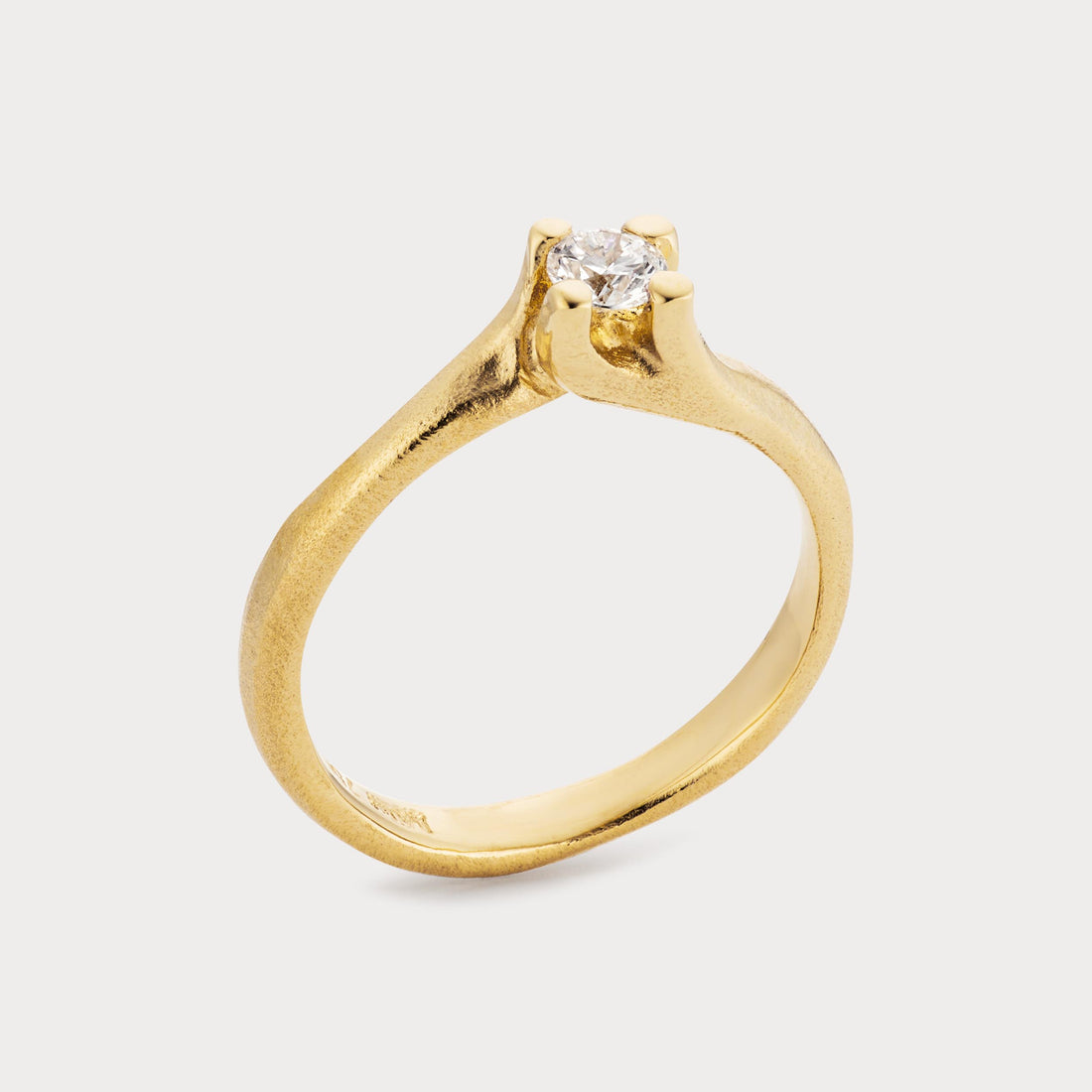 Ring - Lille Organisk solitaire