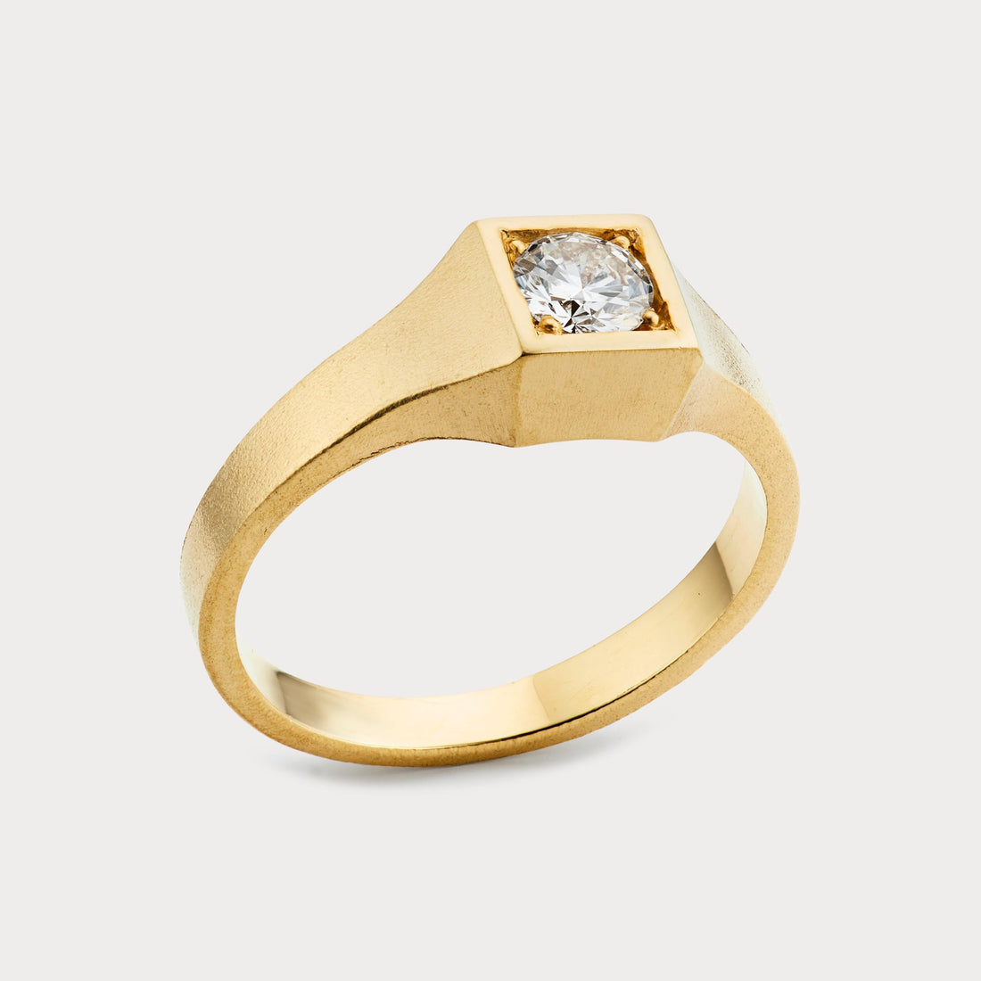 Ring - Diamant signet