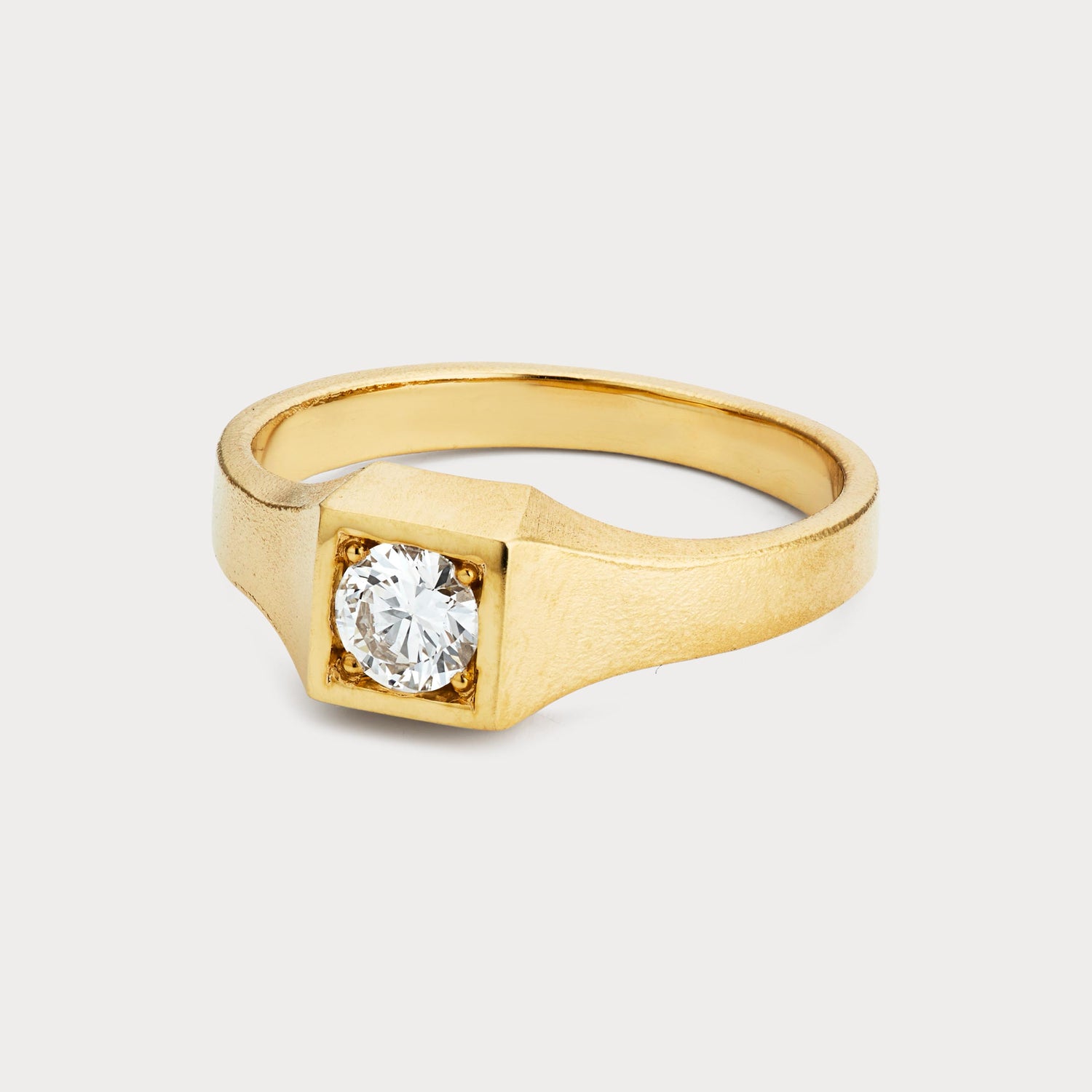 Ring - Diamant signet