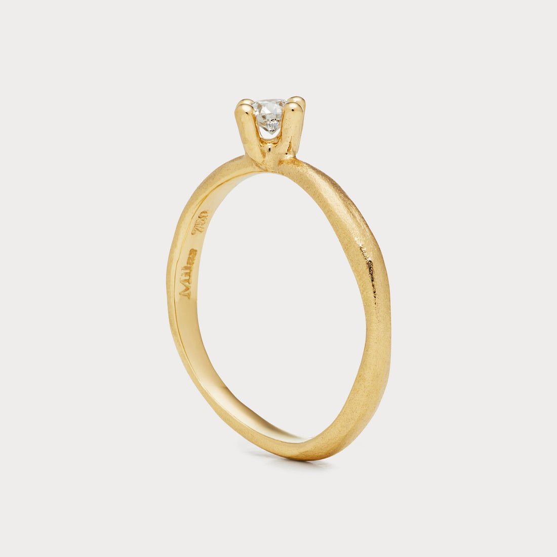 Ring - Fine med brillant