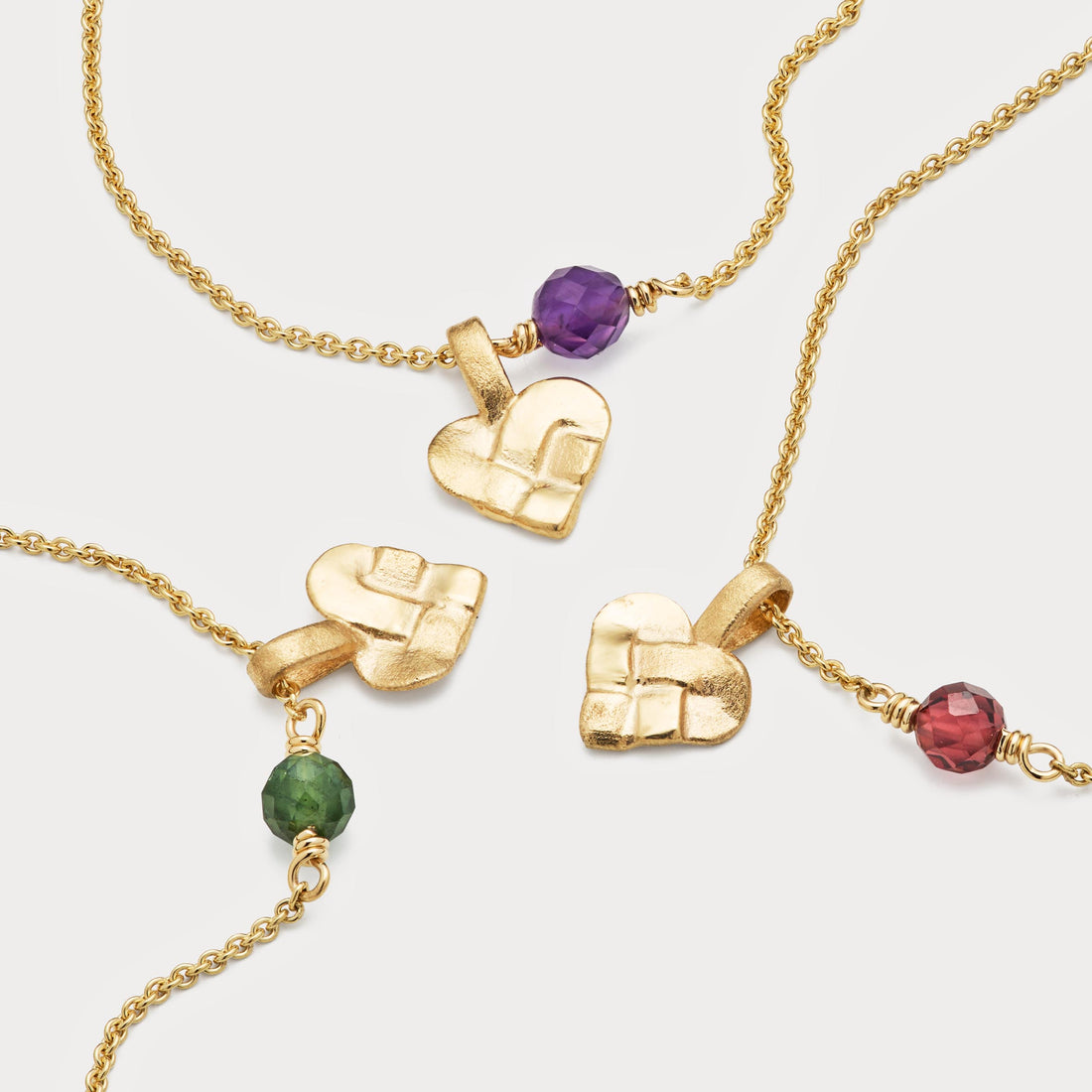 Vedhæng - Mini Julehjerte 18kt guld