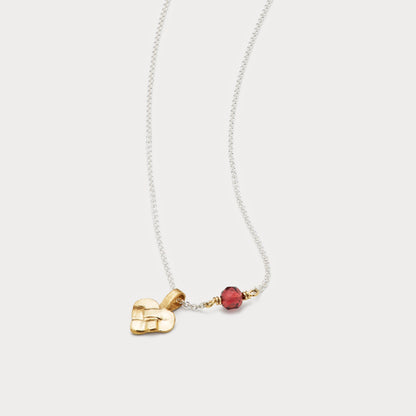 Vedhæng - Mini Julehjerte 18kt guld