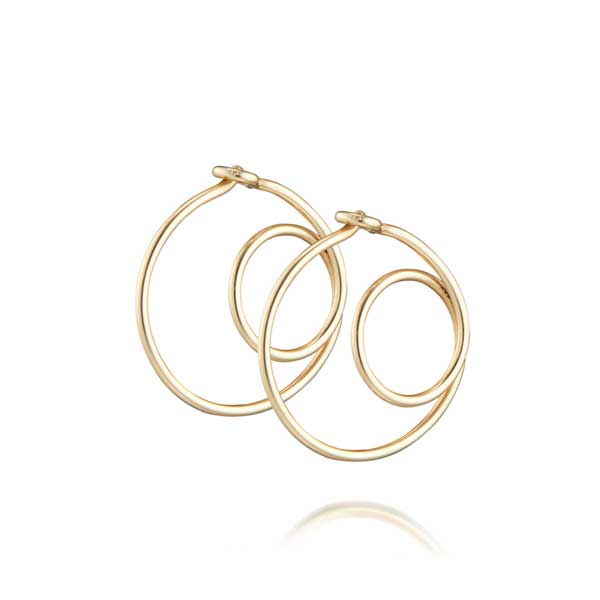 Creoler - Loops 18 kt guld