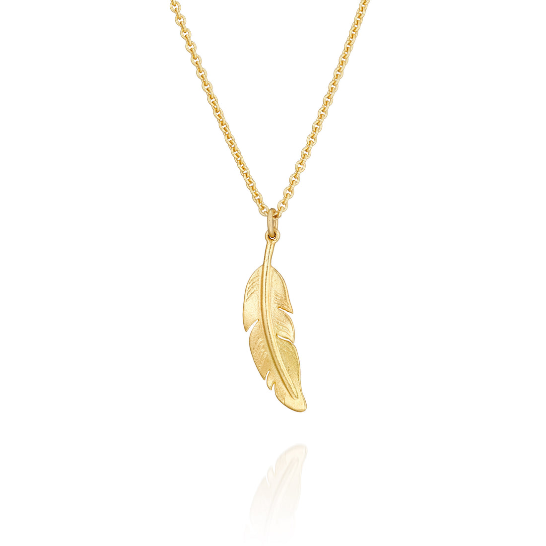 Vedhæng - Pocahontas mellem 18 kt guld