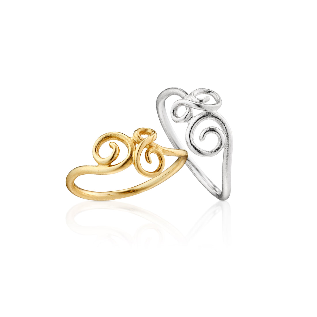 Ring - Spring 18 kt guld