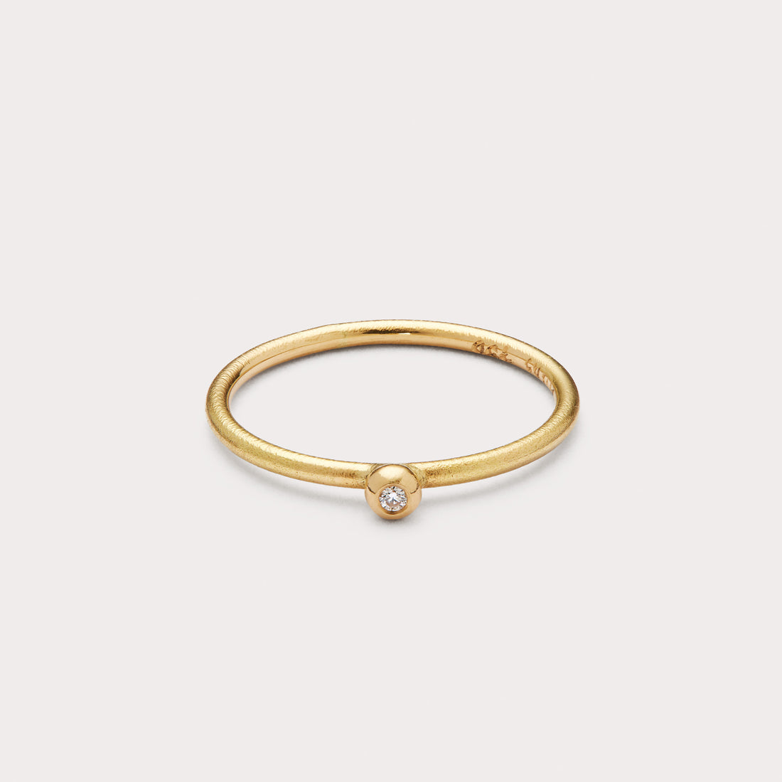 Ring - Spinkel med brillant