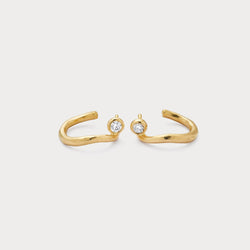 Creoler - Groove 18 kt guld