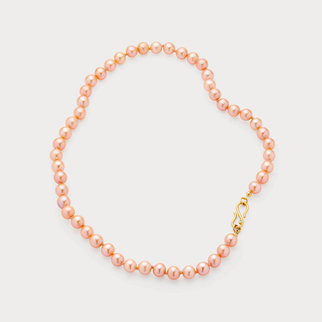 Perlekæde - Peach
