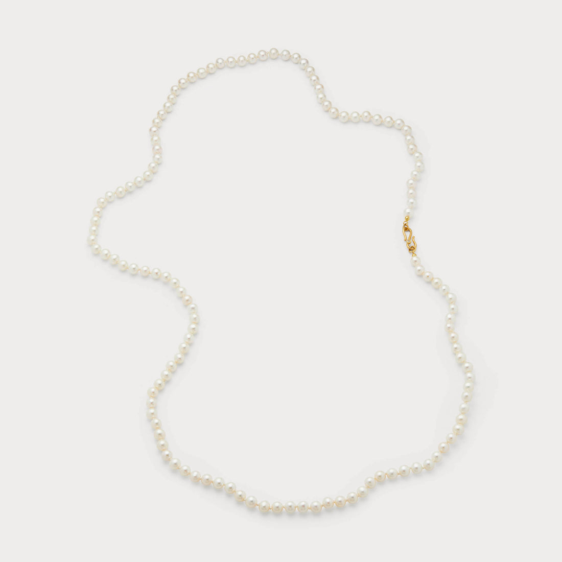 Perlekæde - Hvid