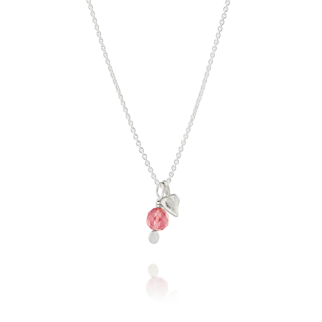 Vedhæng - Paillette sølv