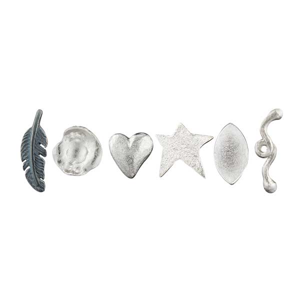 Små ørestikker i sølv